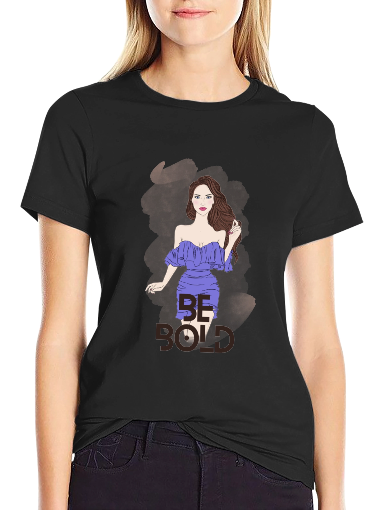 Be Bold Graphic Tee - Stylish Womens Design