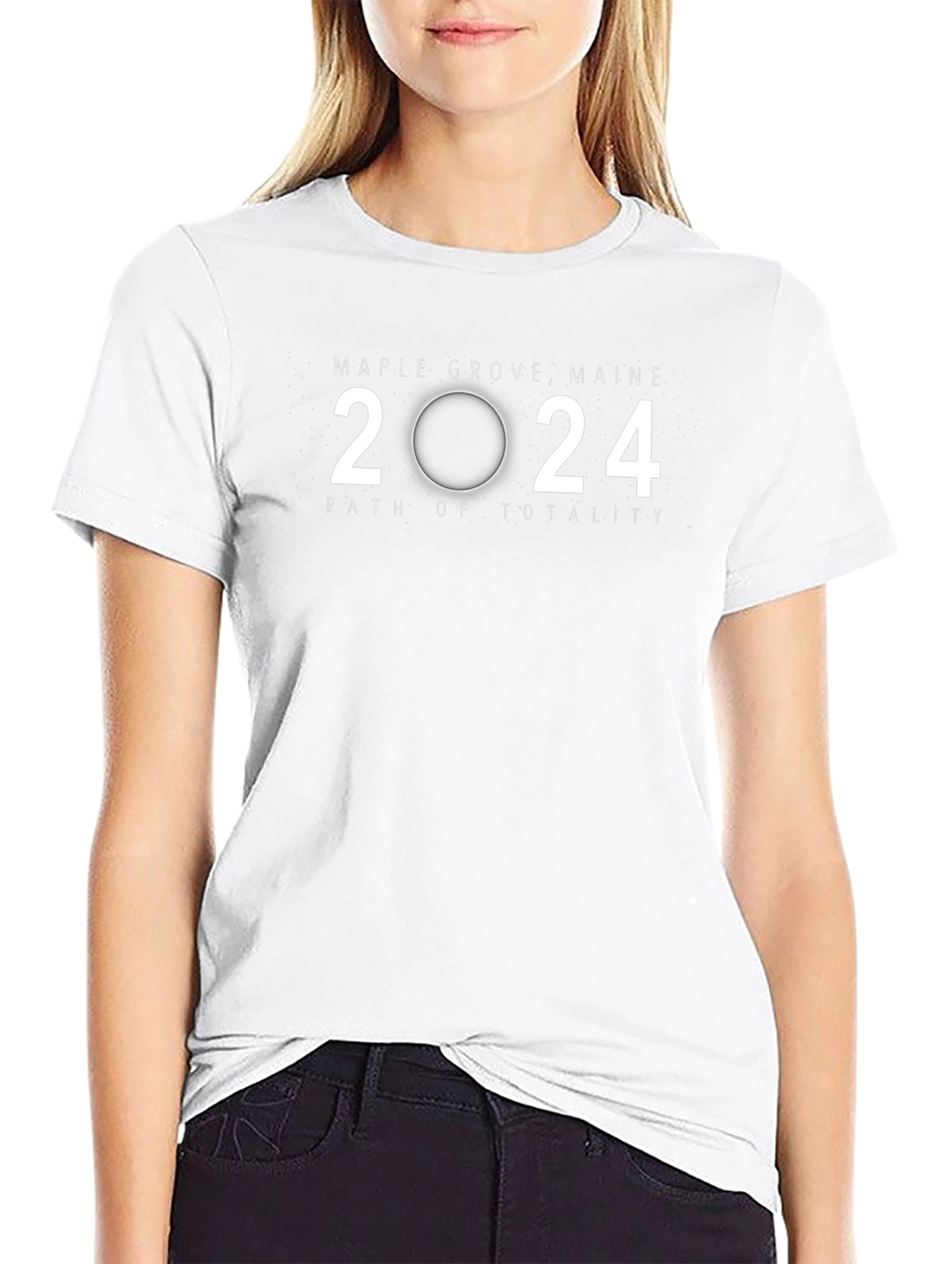 Maple Grove Maine 2024 Eclipse T-Shirt