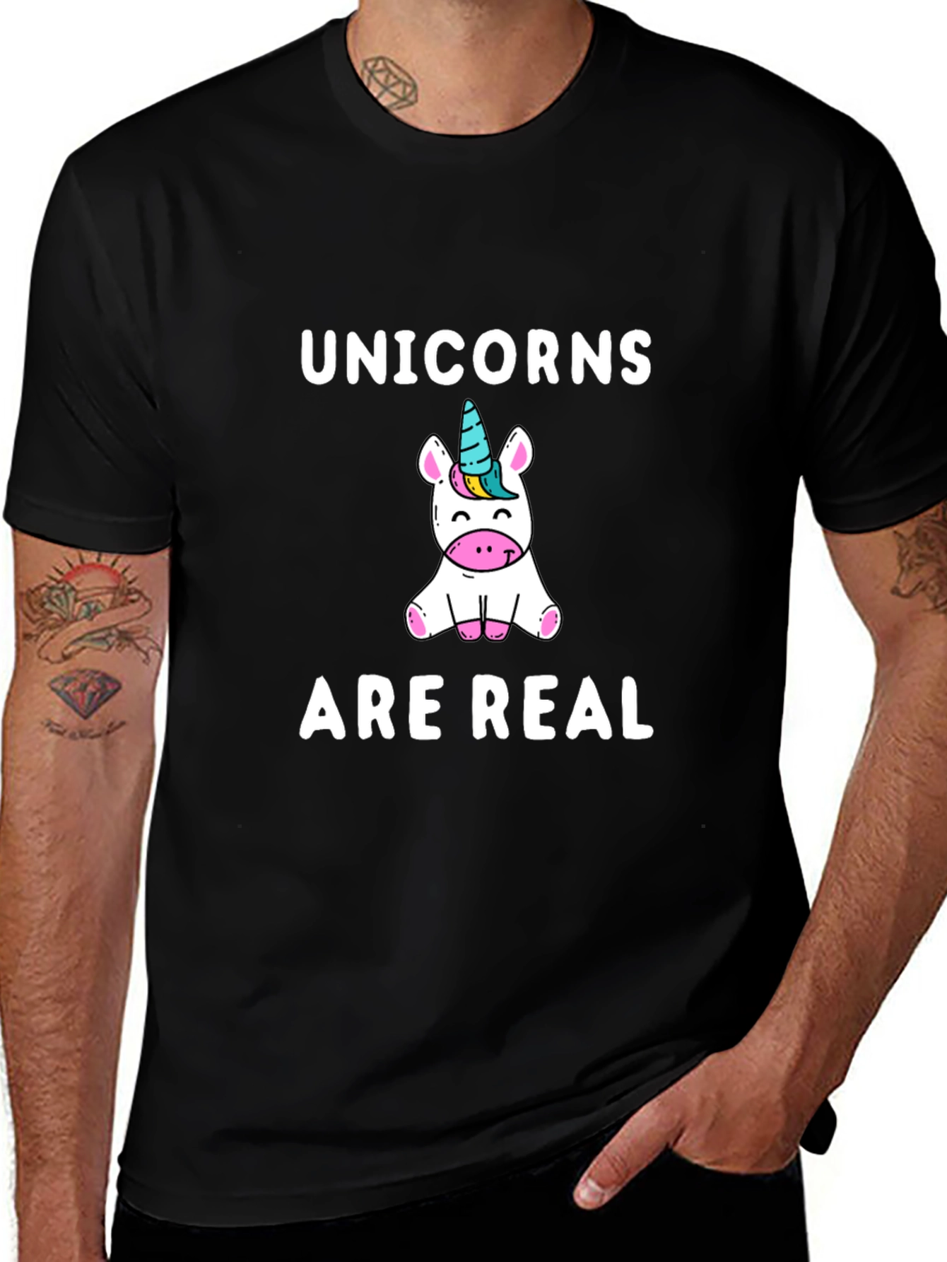 Unicorns Are Real Graphic T-Shirt