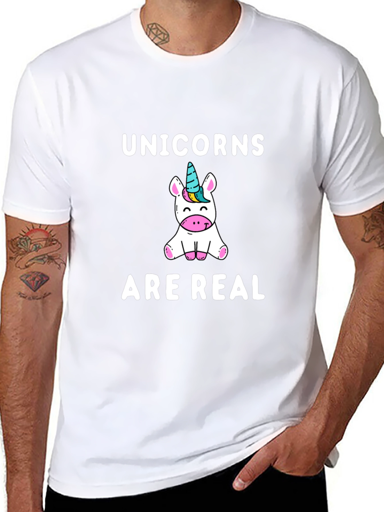 Unicorns Are Real Graphic T-Shirt