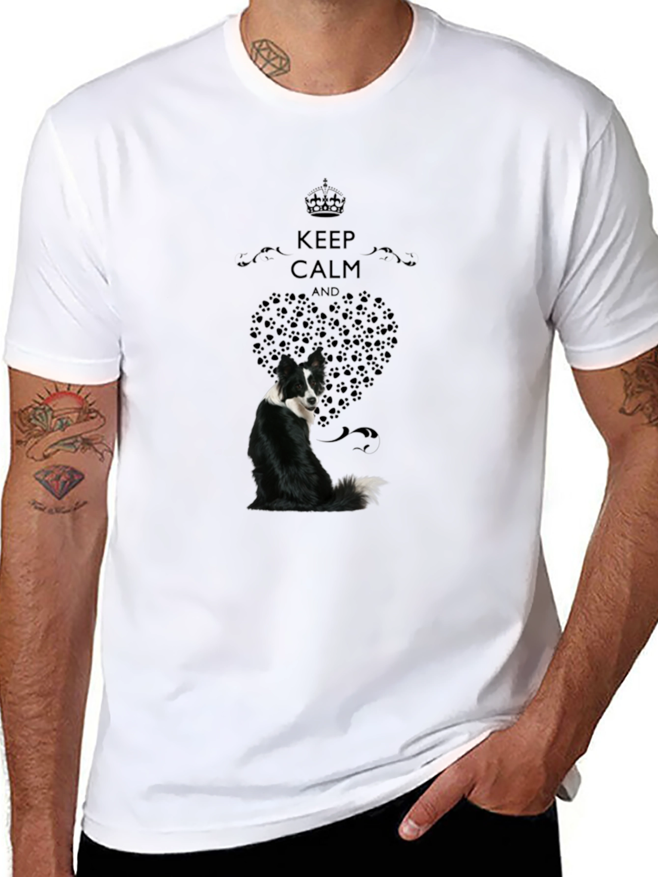 Keep Calm Border Collie T-Shirt