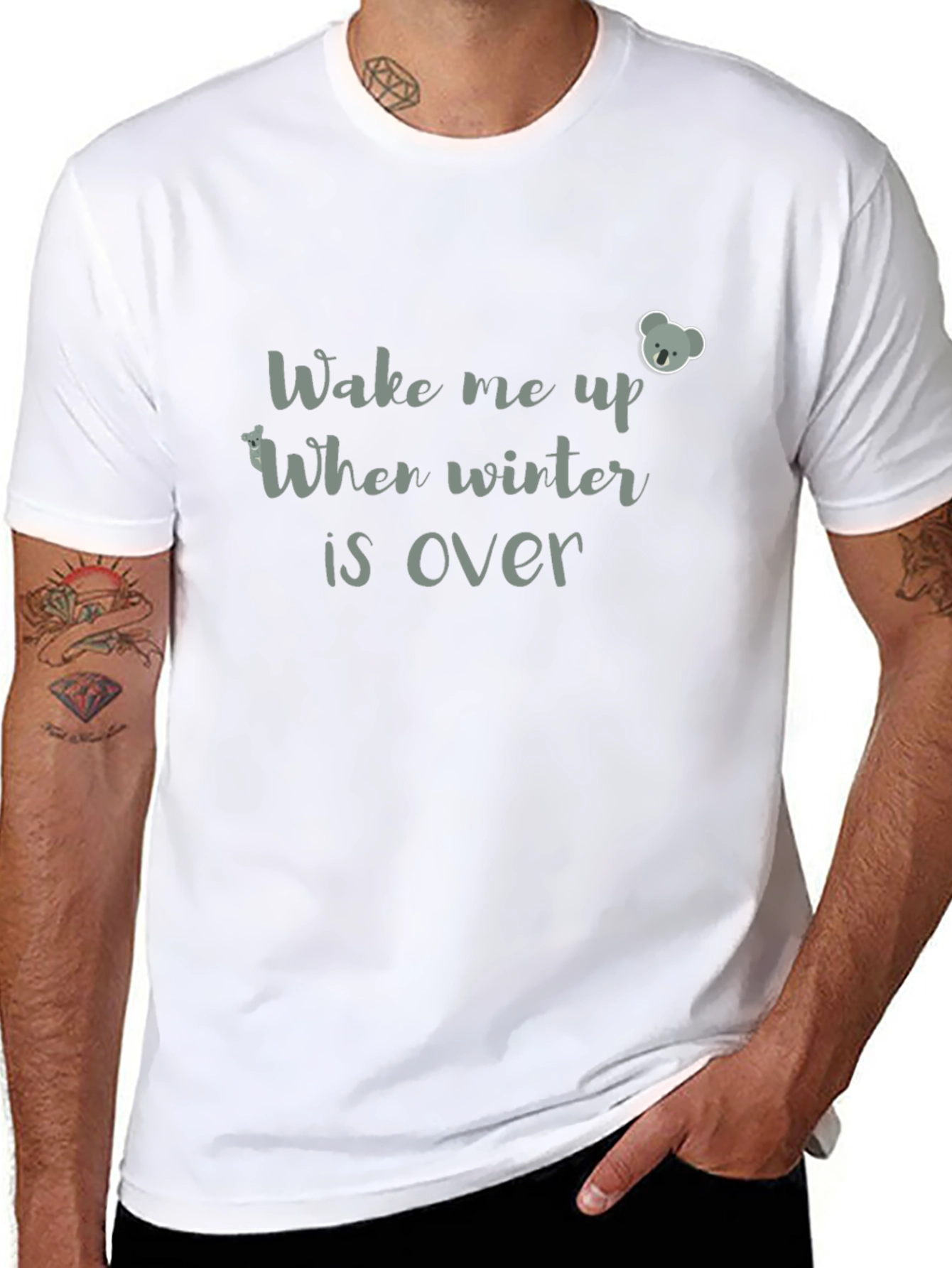 Wake Me Up When Winter Is Over Graphic Tee