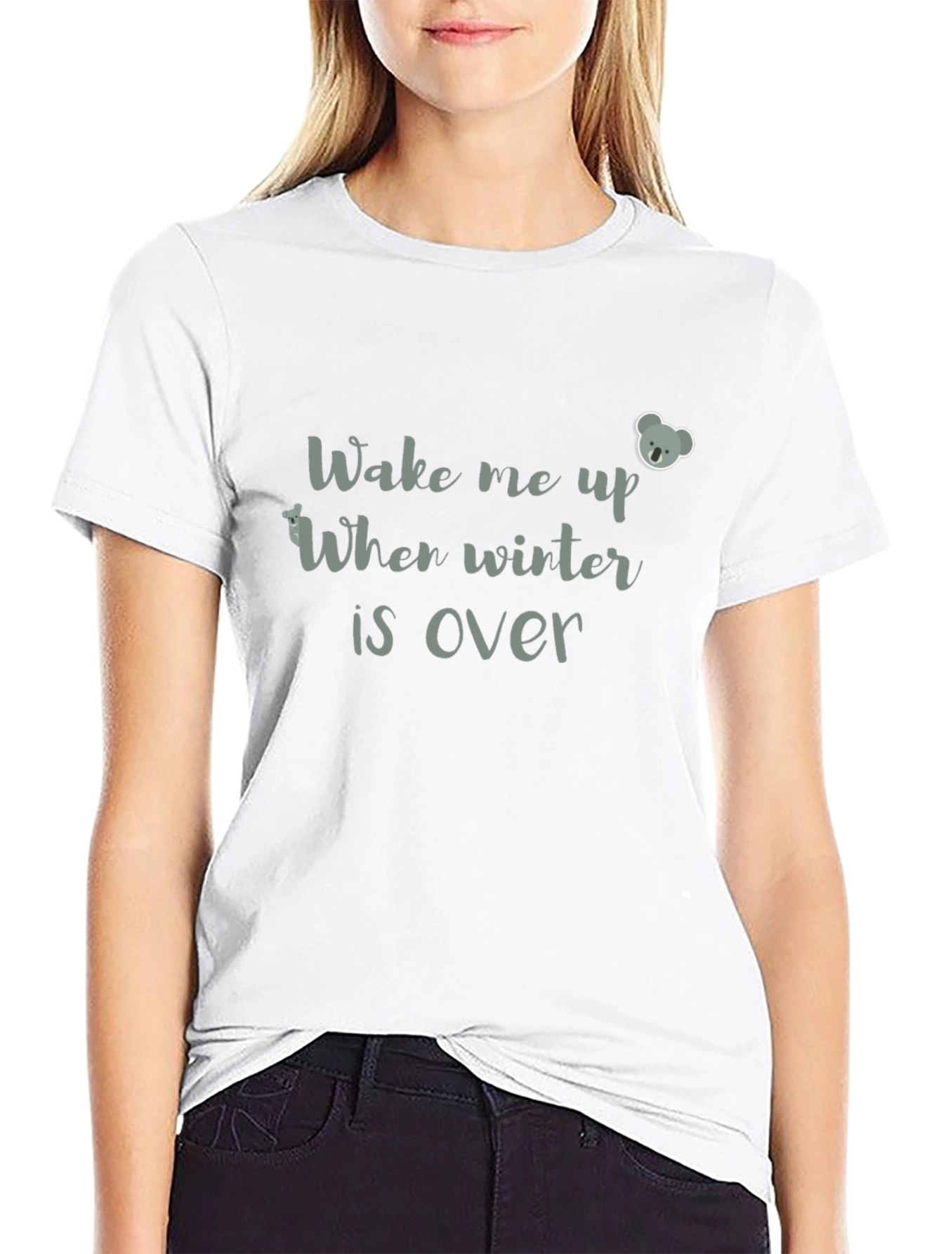 Wake Me Up When Winter Is Over Graphic Tee