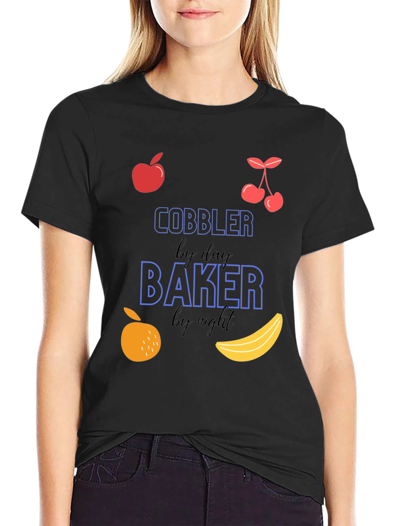 Cobbler by Day Baker by Night Graphic T-Shirt
