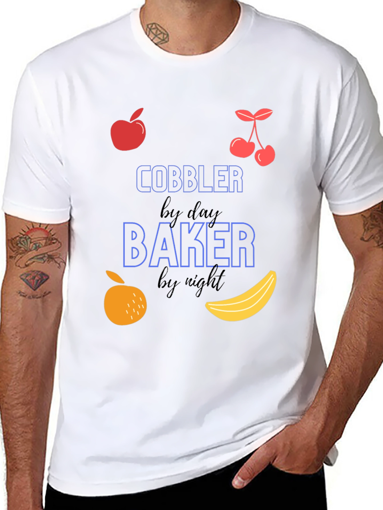 Cobbler by Day Baker by Night Graphic T-Shirt