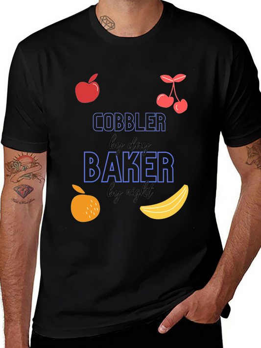 Cobbler by Day Baker by Night Graphic T-Shirt