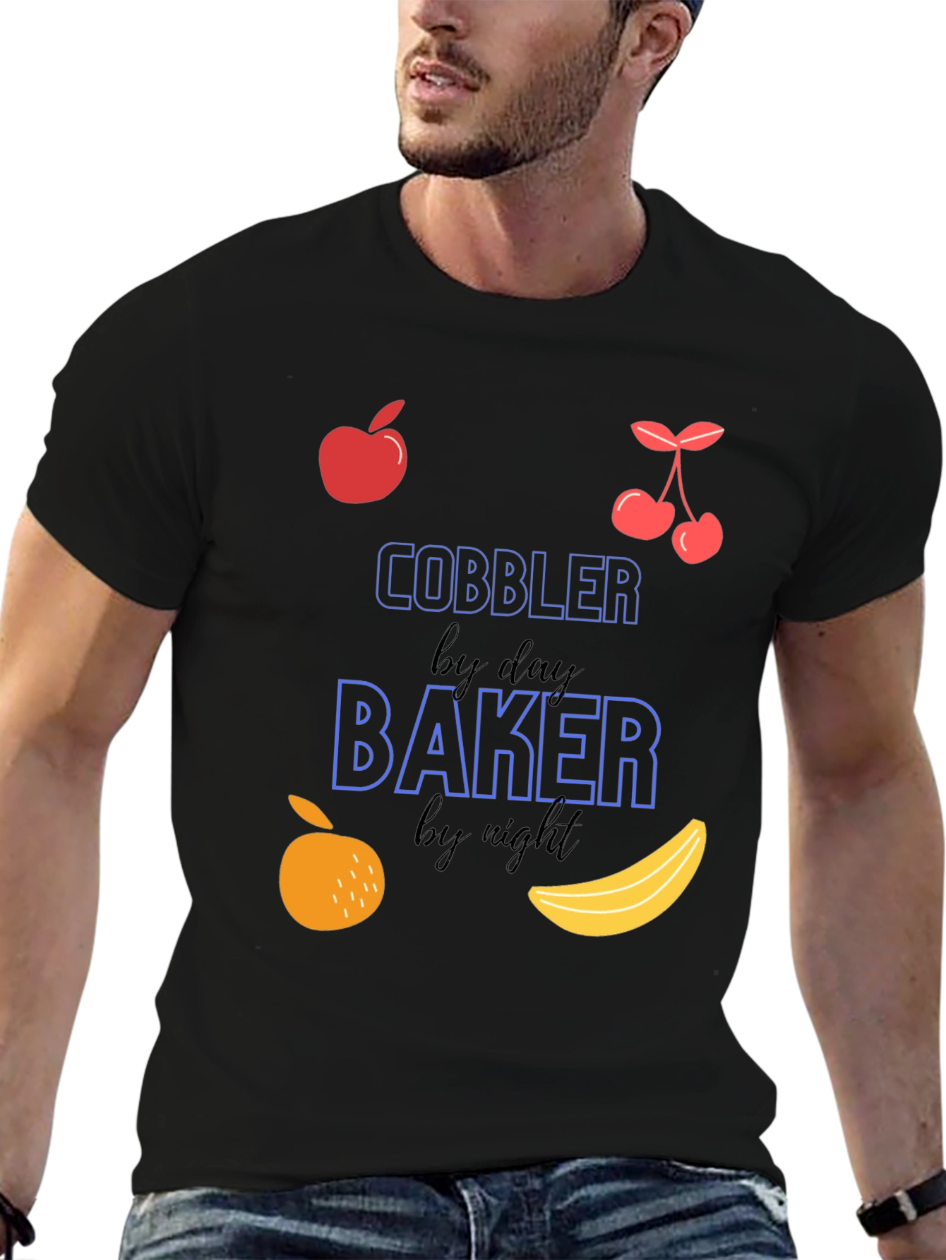 Cobbler by Day Baker by Night Graphic T-Shirt