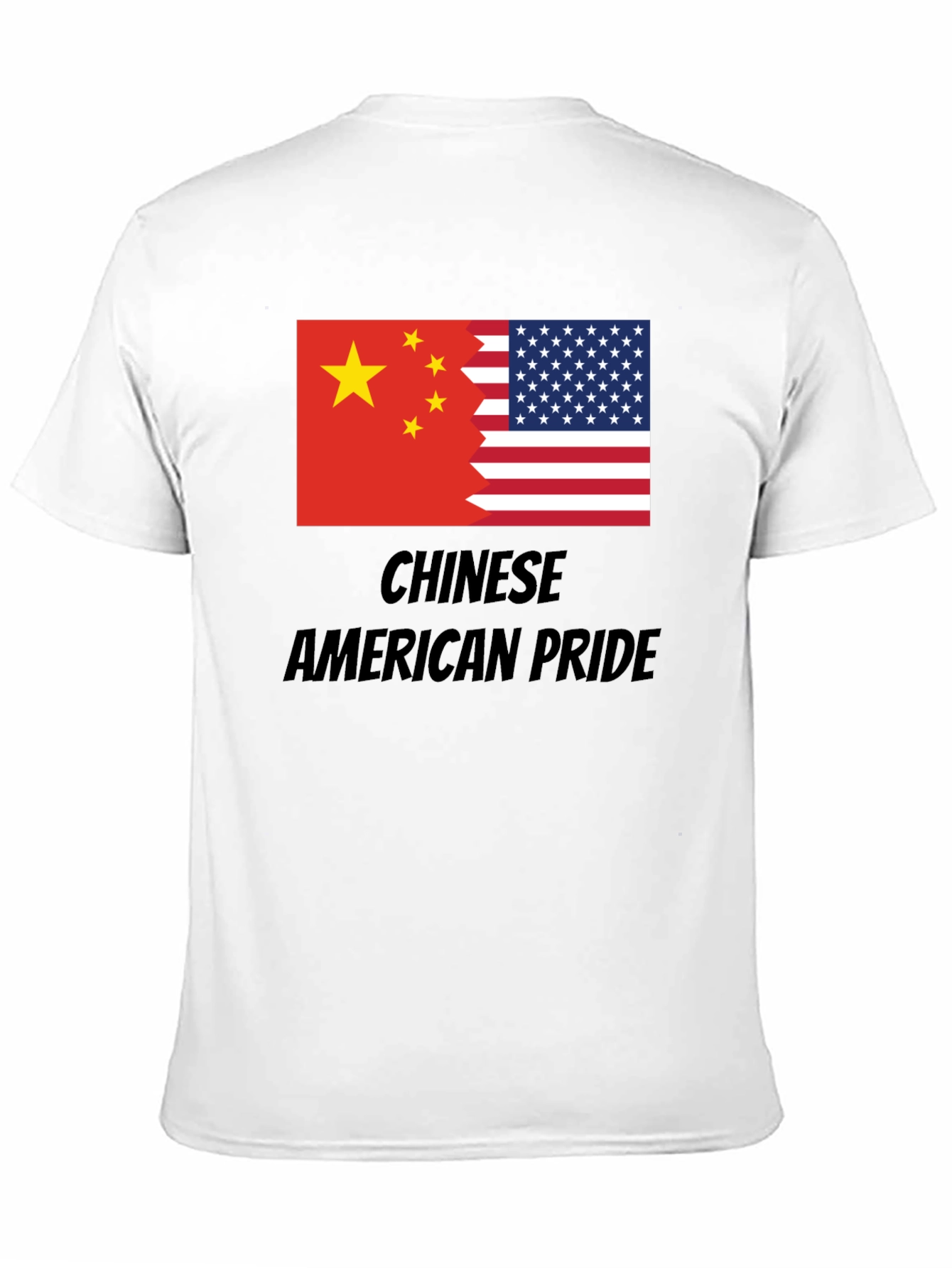 Chinese American Pride T-Shirt - USA China Flag Tee
