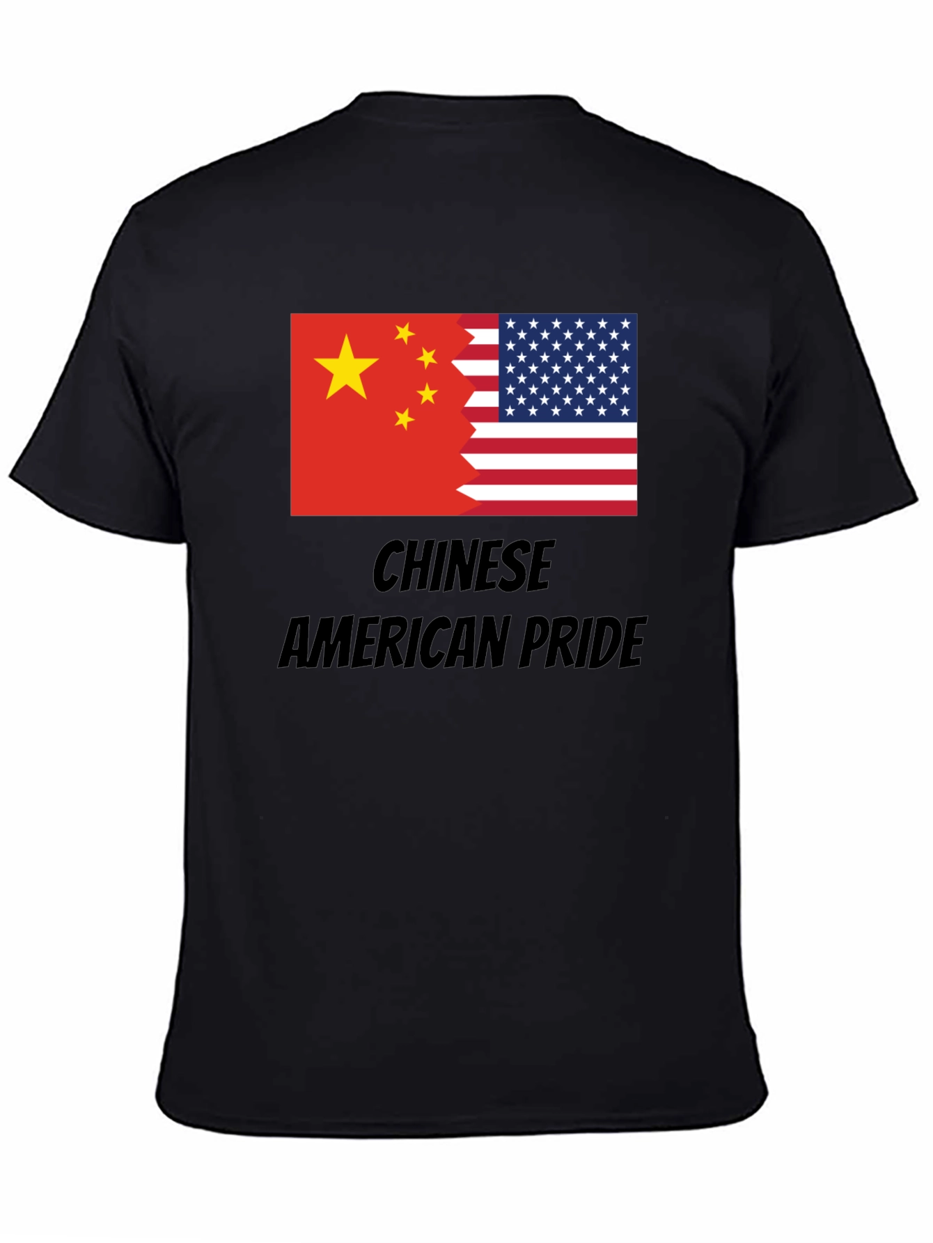 Chinese American Pride T-Shirt - USA China Flag Tee