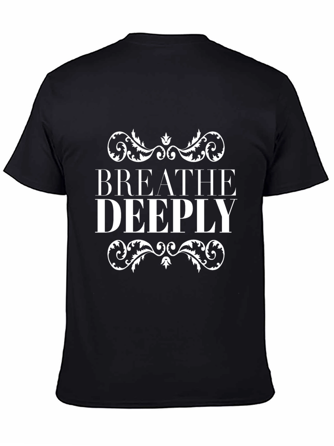 Breathe Deeply Graphic Tee - Relax & Focus