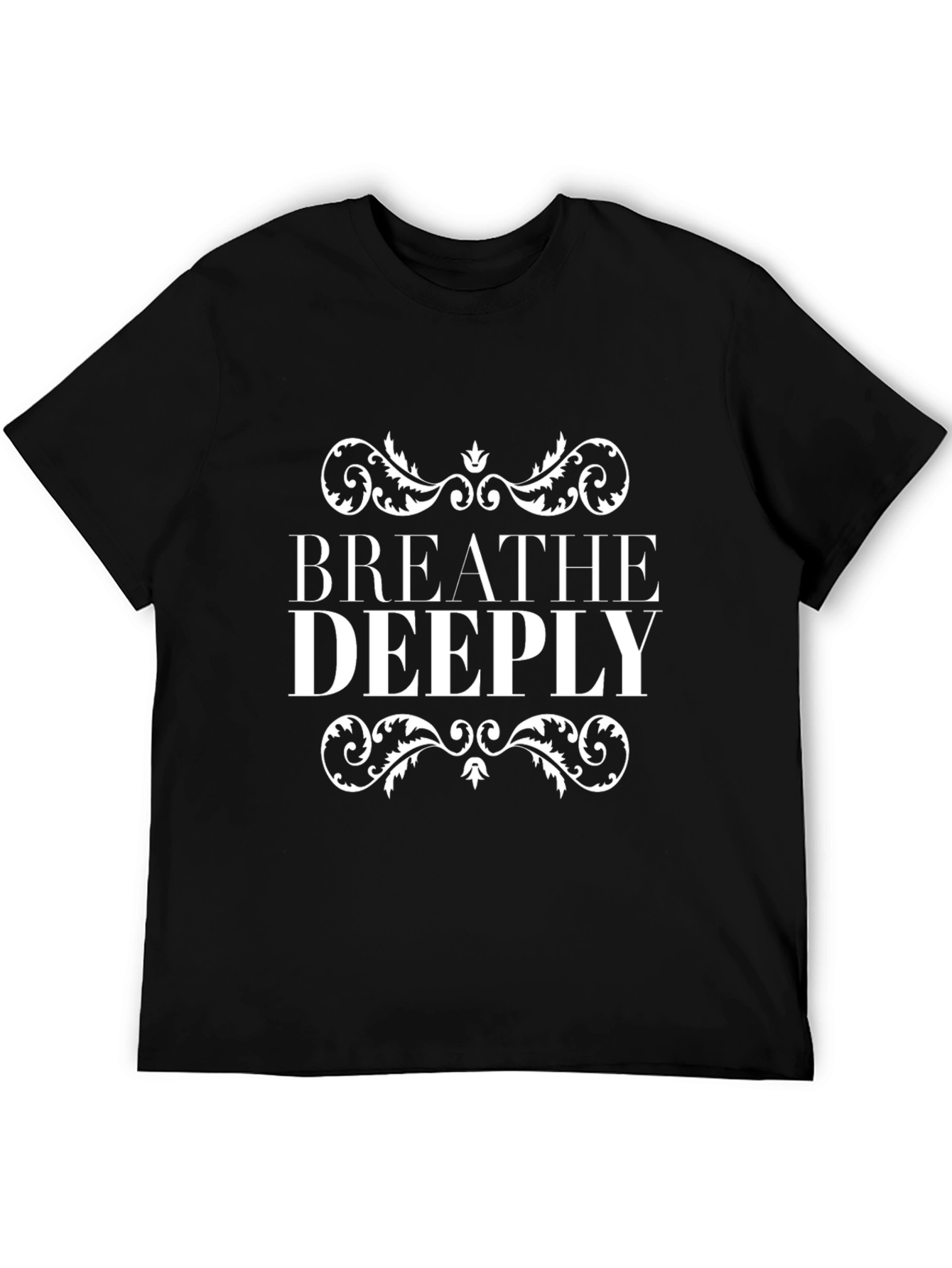 Breathe Deeply Graphic Tee - Relax & Focus