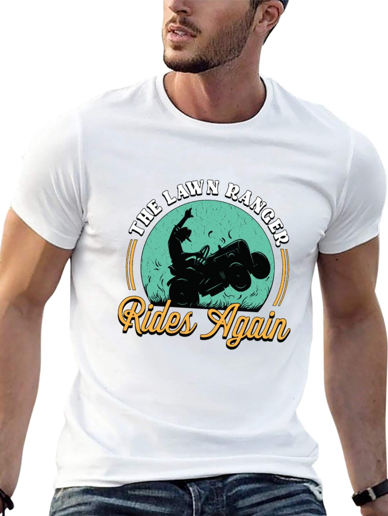The Lawn Ranger Rides Again Graphic T-Shirt