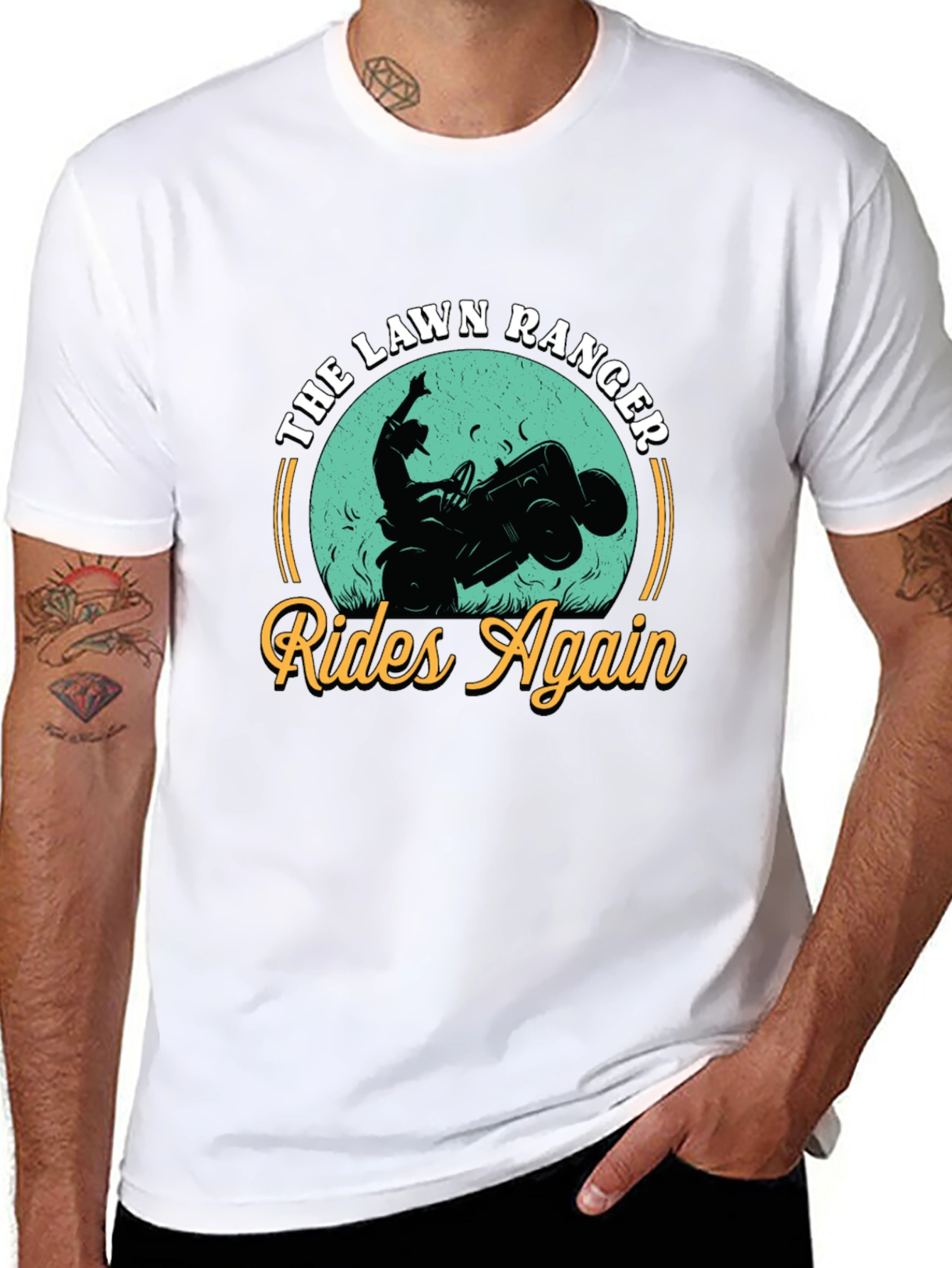 The Lawn Ranger Rides Again Graphic T-Shirt