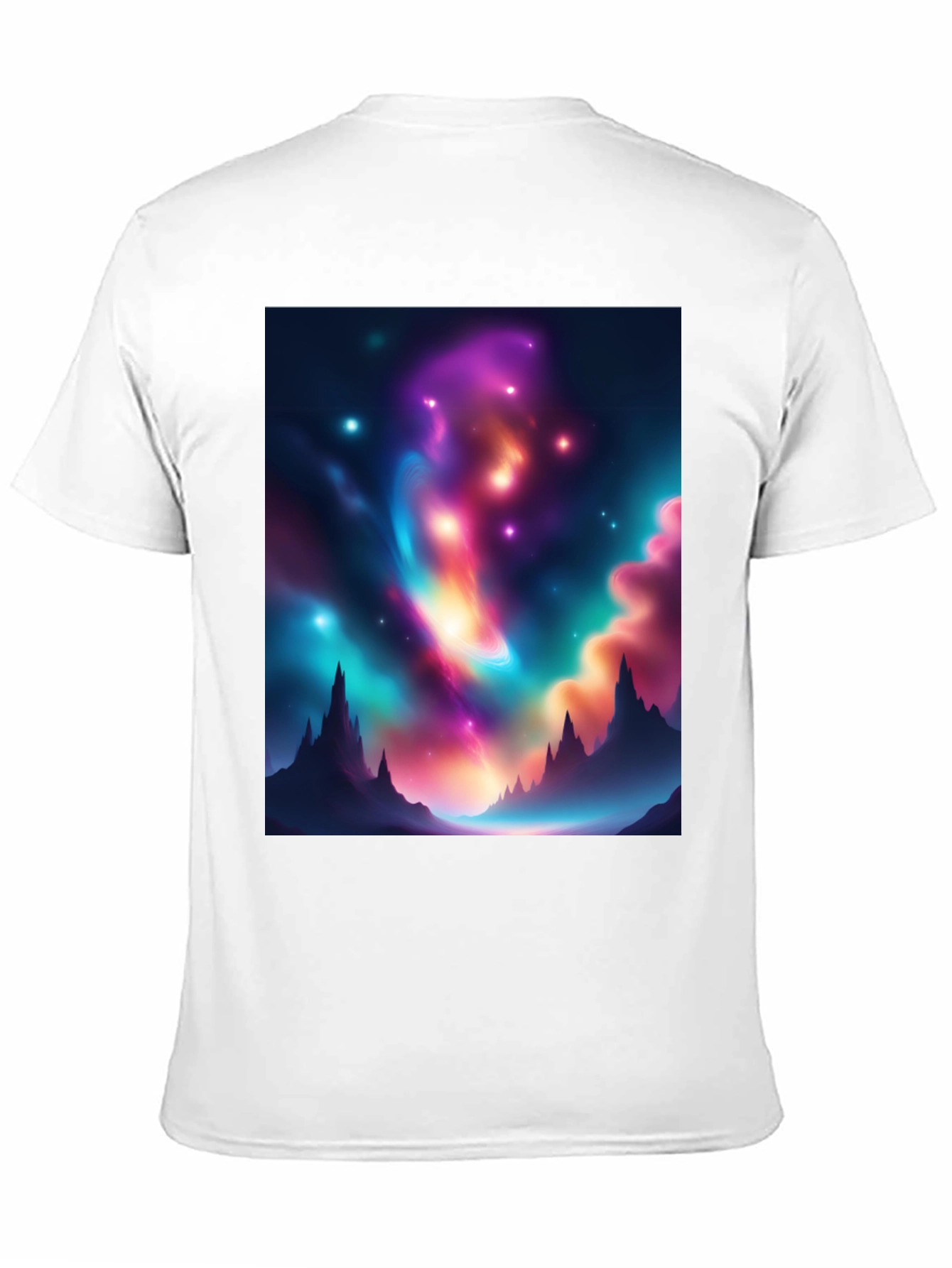 Nebula Peak Black T-Shirt