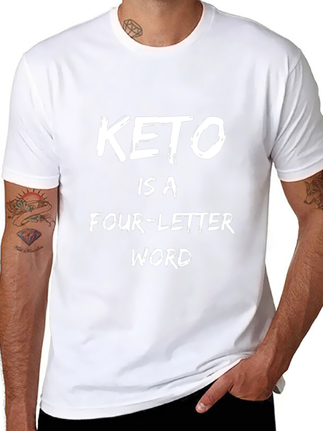Keto Four-Letter Word Graphic Tee