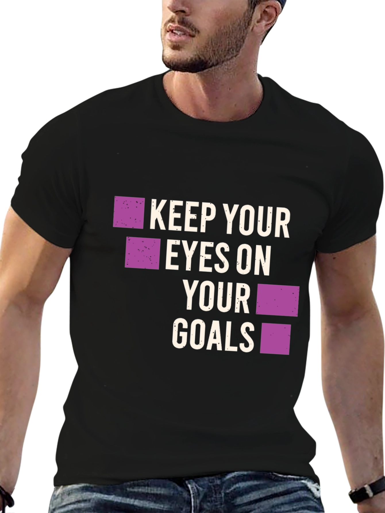 Keep Your Eyes on Your Goals Graphic Tee
