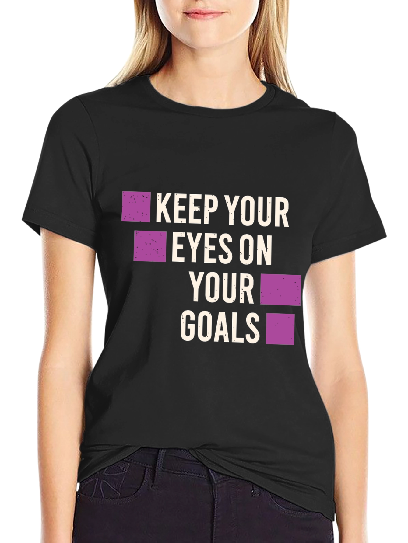 Keep Your Eyes on Your Goals Graphic Tee