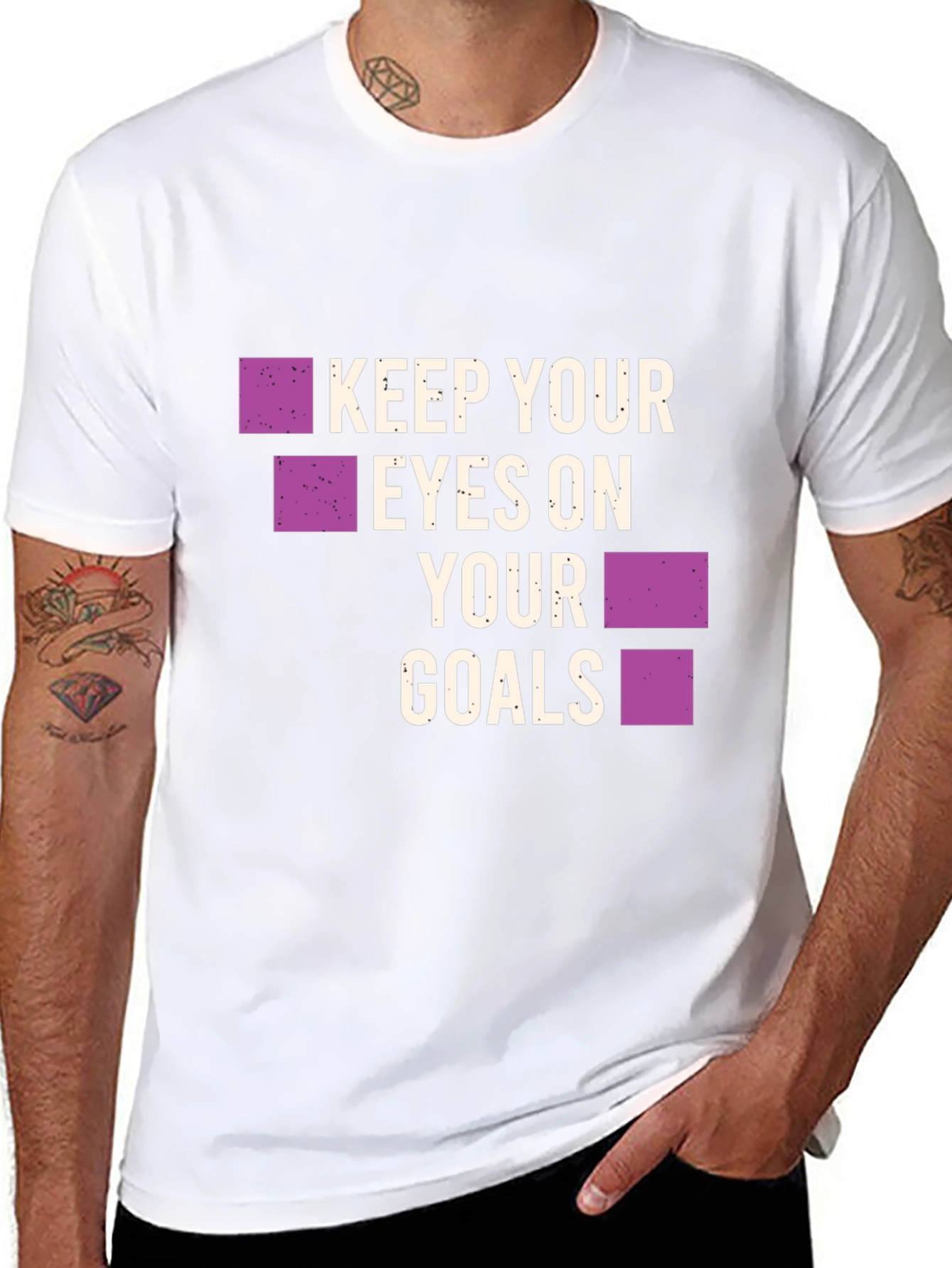 Keep Your Eyes on Your Goals Graphic Tee
