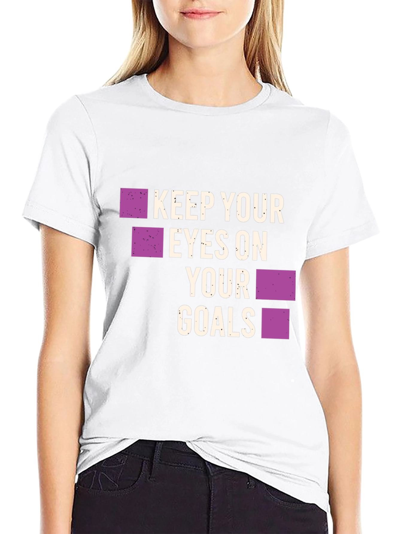Keep Your Eyes on Your Goals Graphic Tee