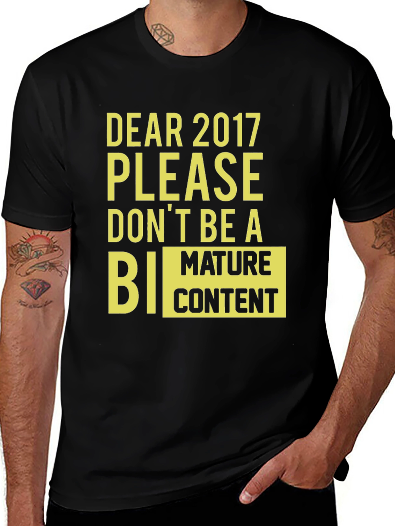 Dear 2017 Funny Graphic Tee