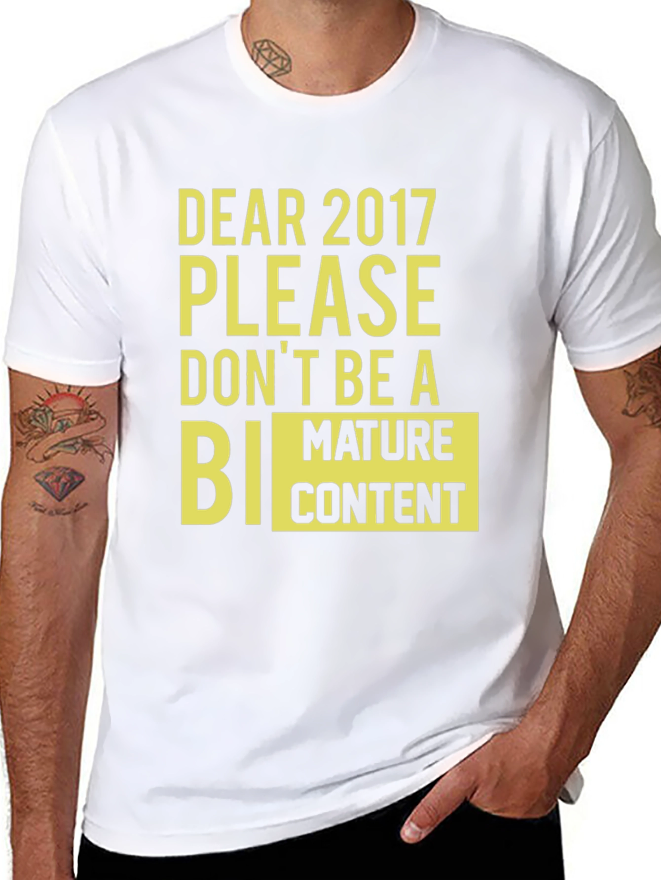 Dear 2017 Funny Graphic Tee