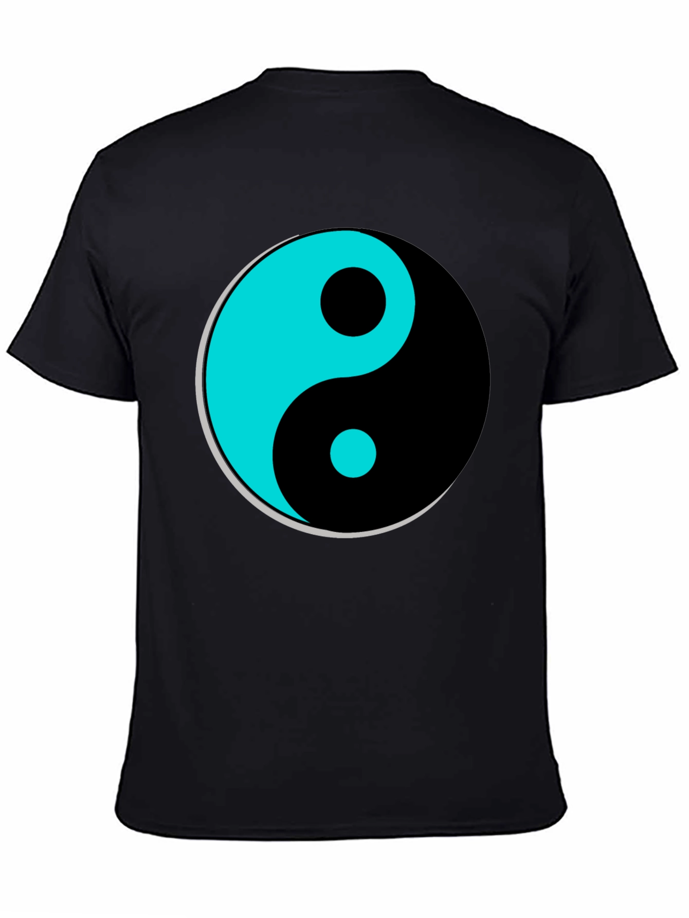 Yin Yang Graphic T-Shirt - Black Tee