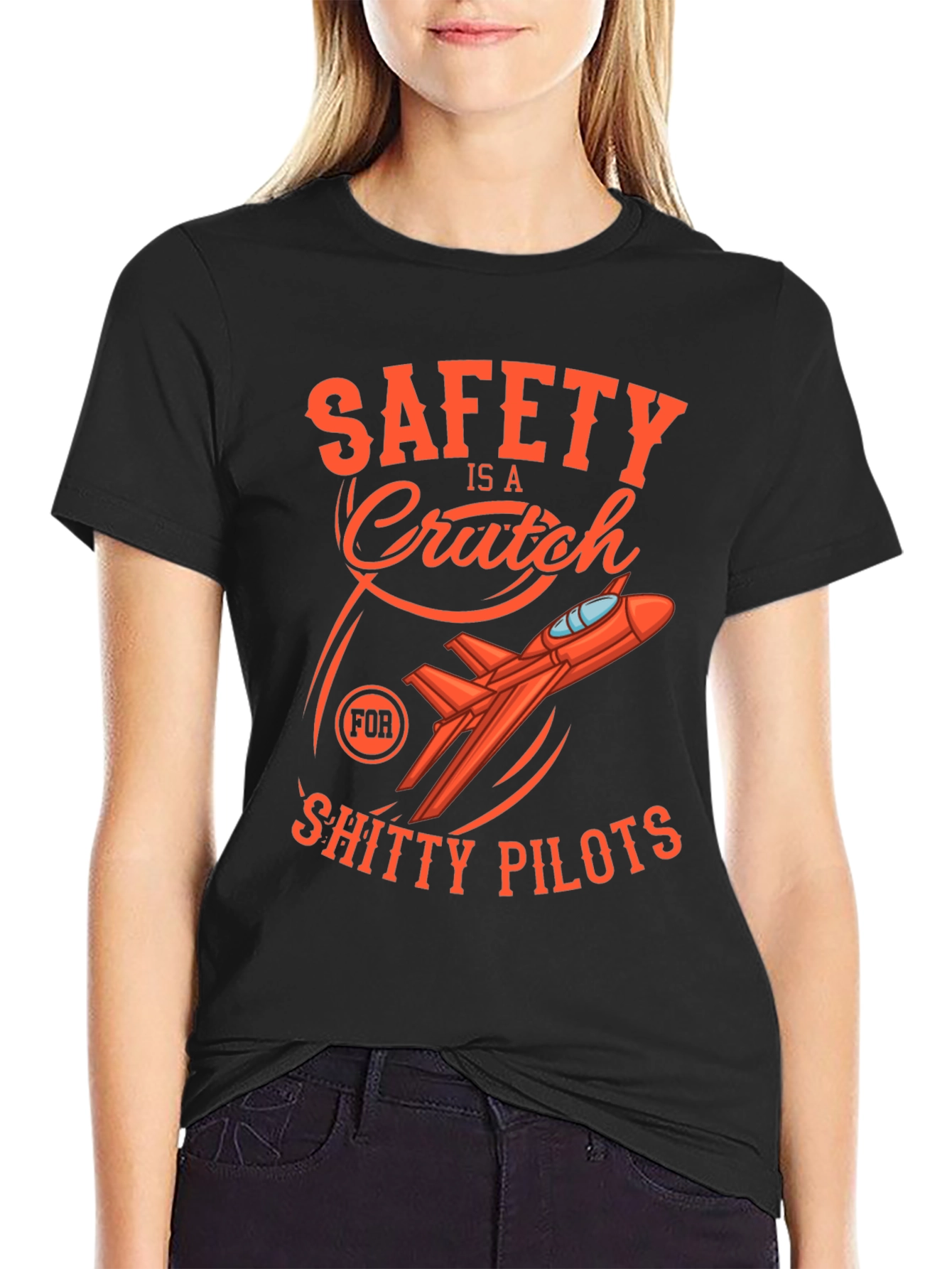 Safety Is A Crutch Graphic Tee