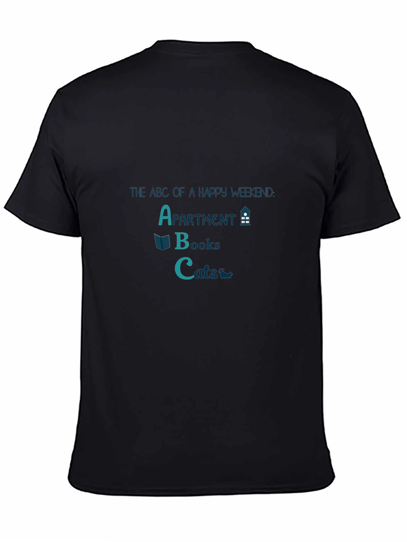 Happy Weekend T-Shirt: Apartment Books Cats