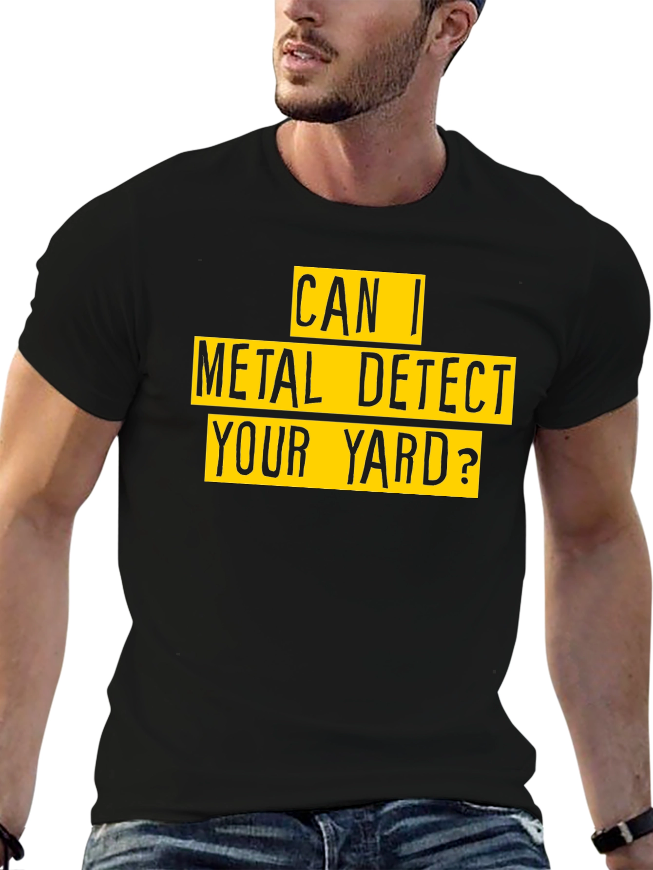 Metal Detecting T-Shirt - Funny Yard Search Tee