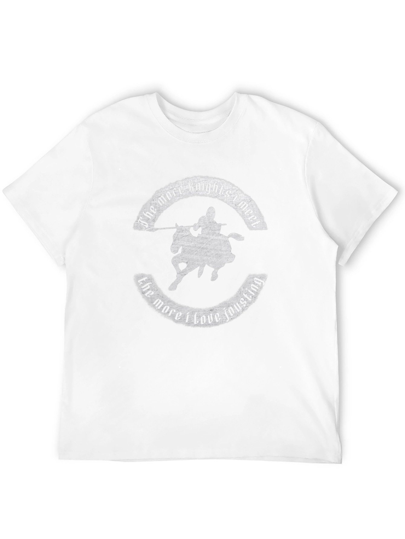 Knights and Jousting Black T-Shirt