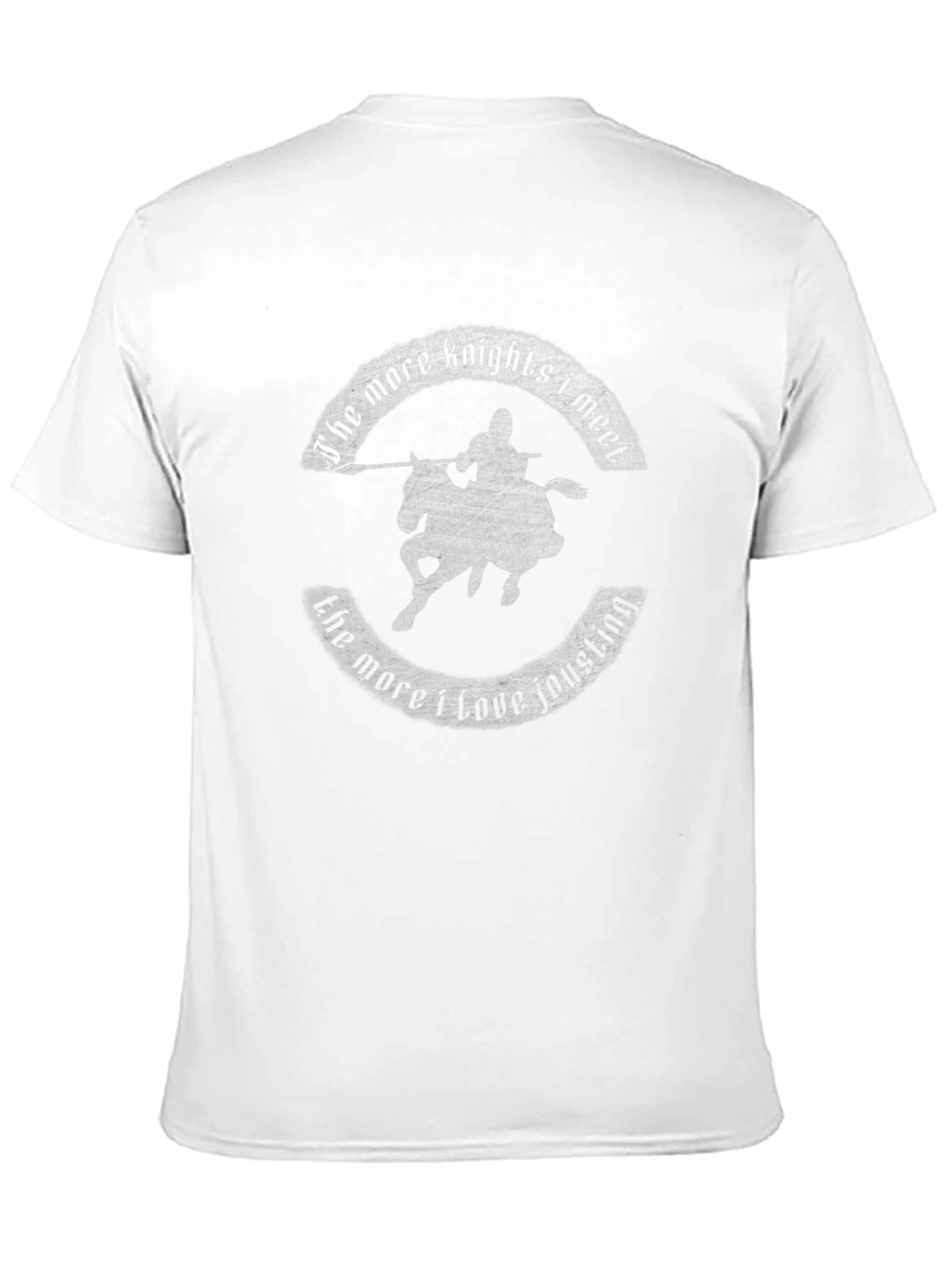 Knights and Jousting Black T-Shirt