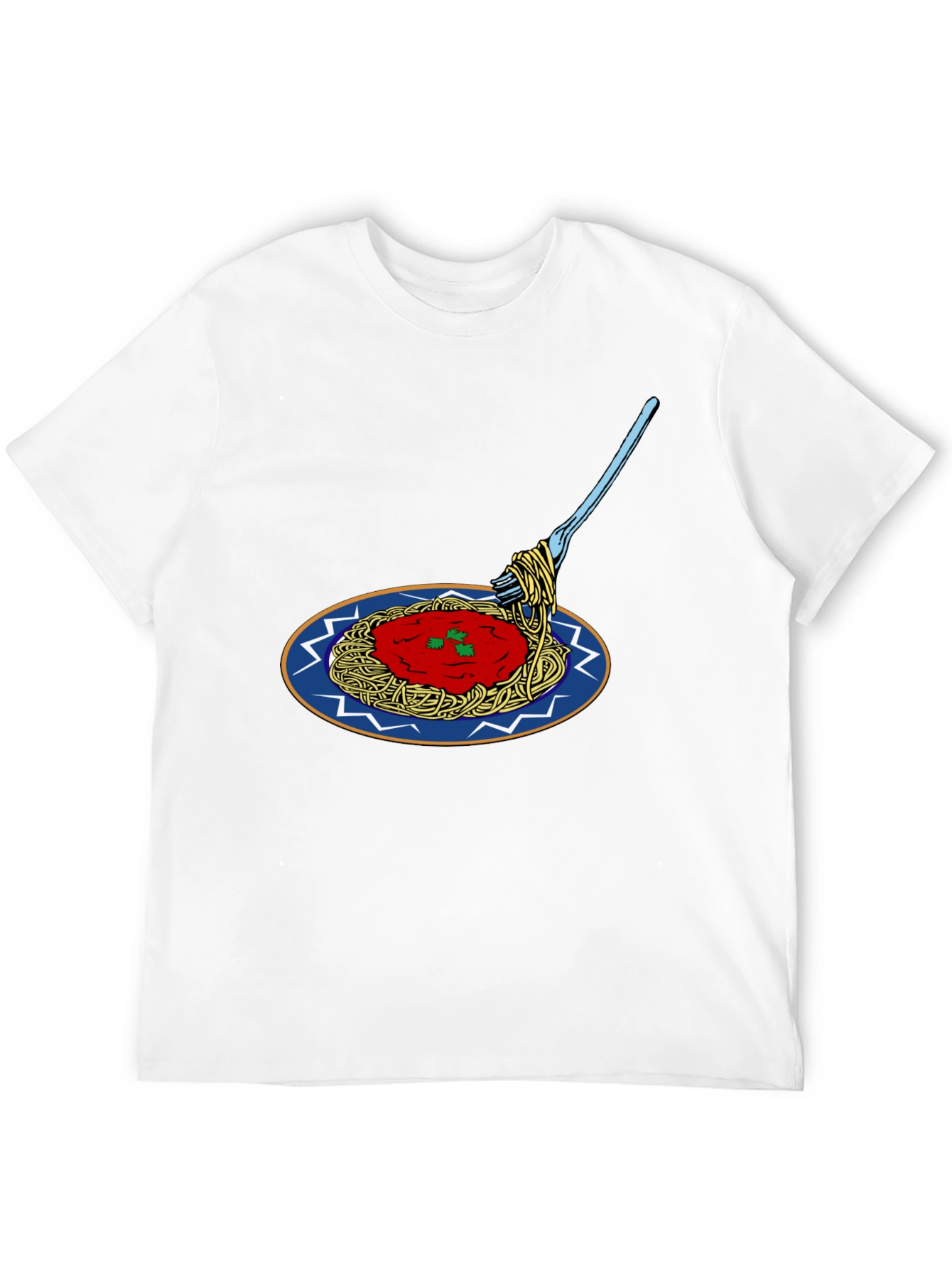 Spaghetti Graphic T-Shirt - Unique Pasta Design Tee