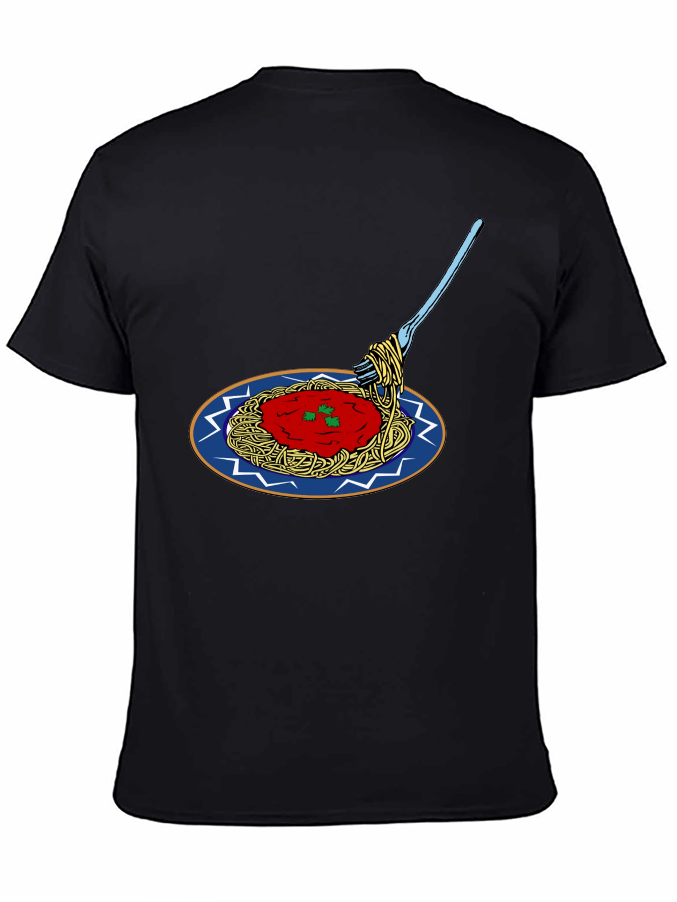 Spaghetti Graphic T-Shirt - Unique Pasta Design Tee