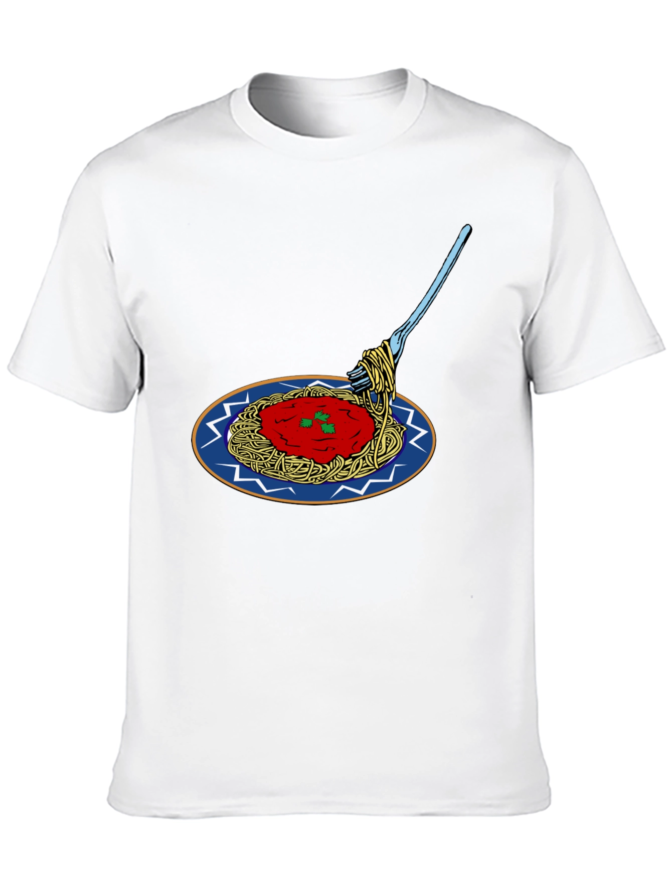 Spaghetti Graphic T-Shirt - Unique Pasta Design Tee