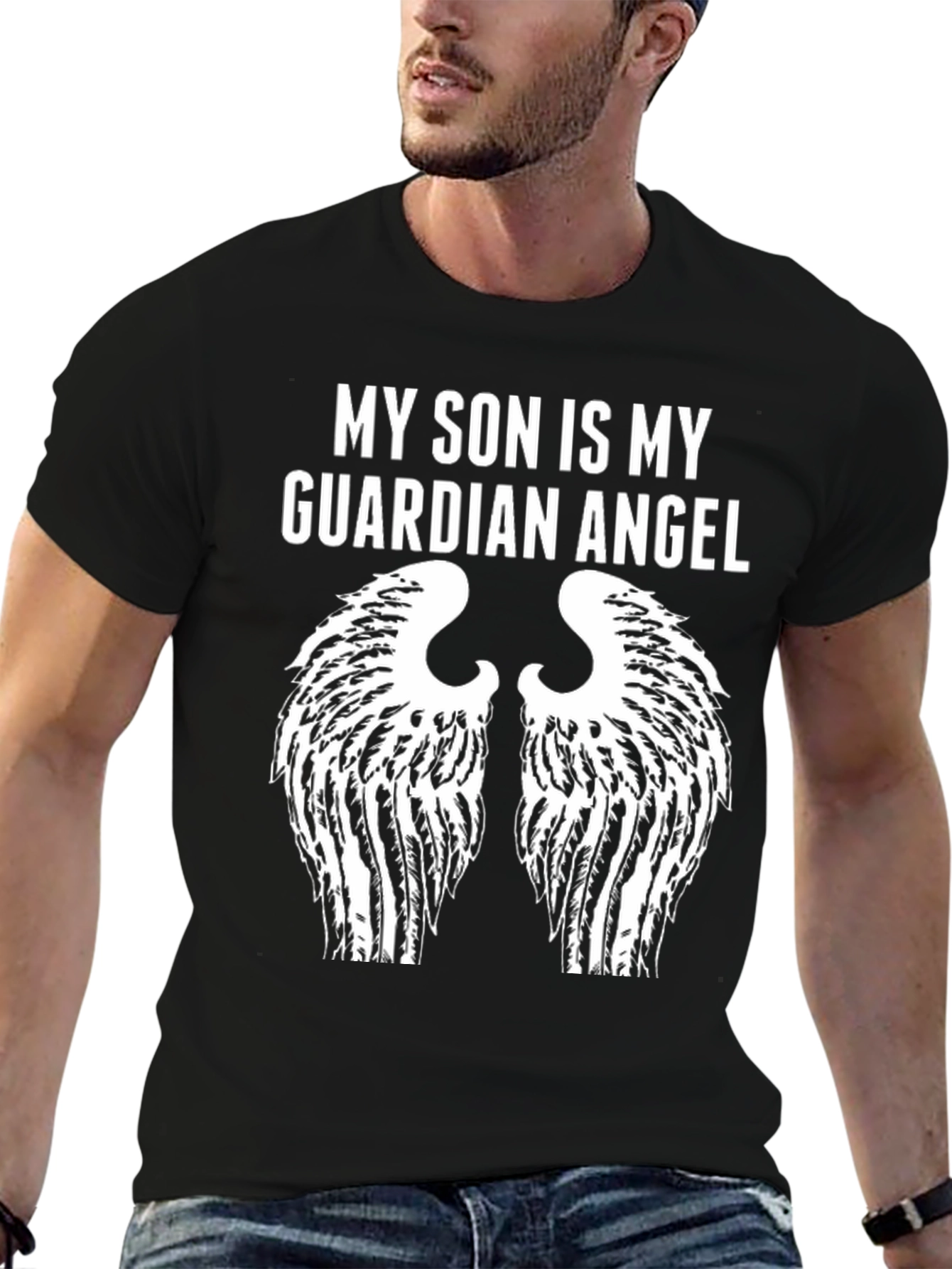 My Son is My Guardian Angel T-Shirt