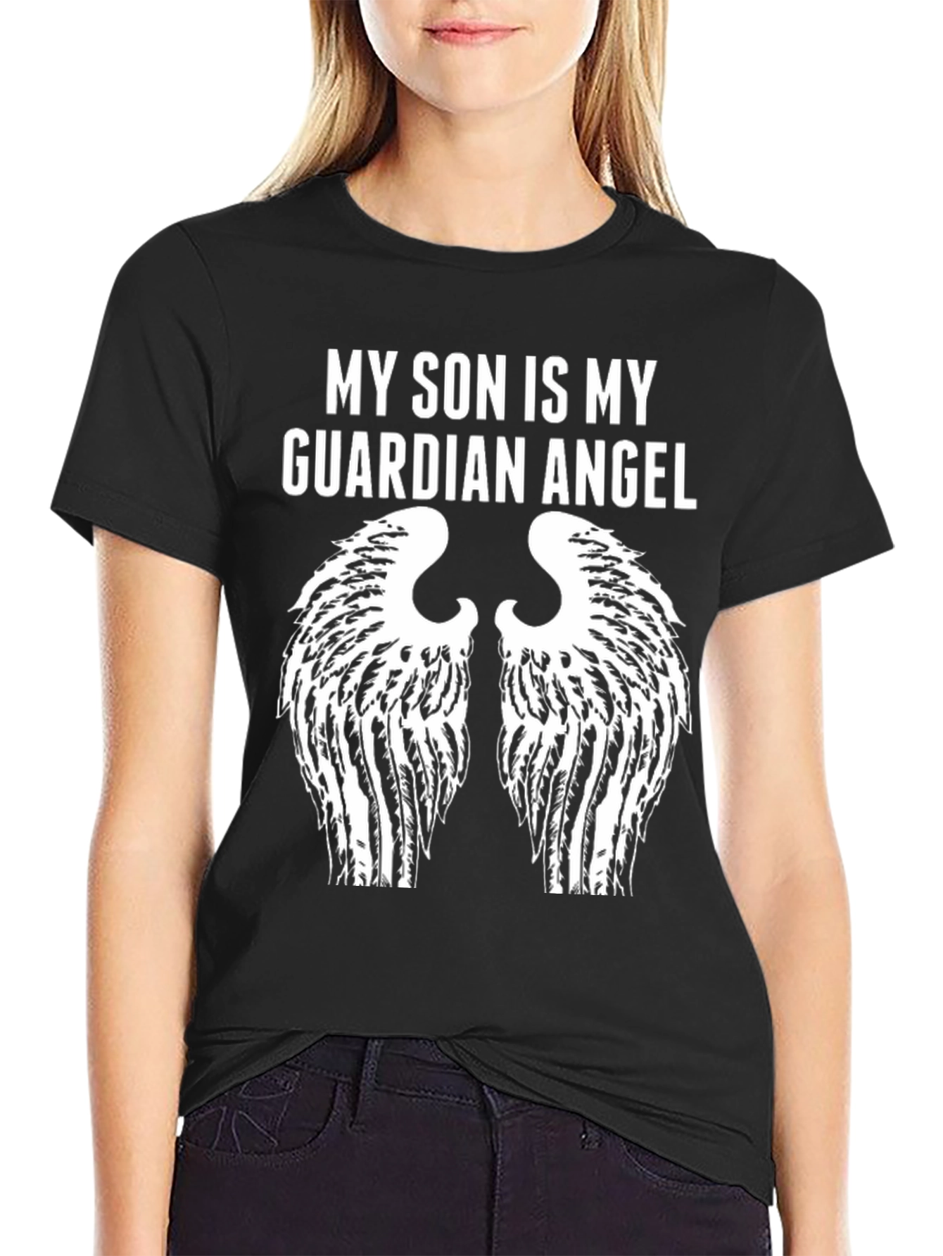 My Son is My Guardian Angel T-Shirt
