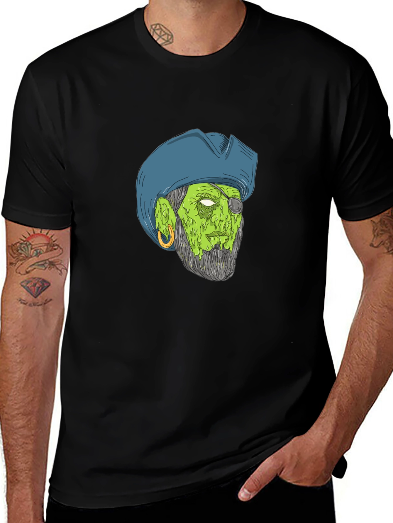 Zombie Pirate Graphic Tee