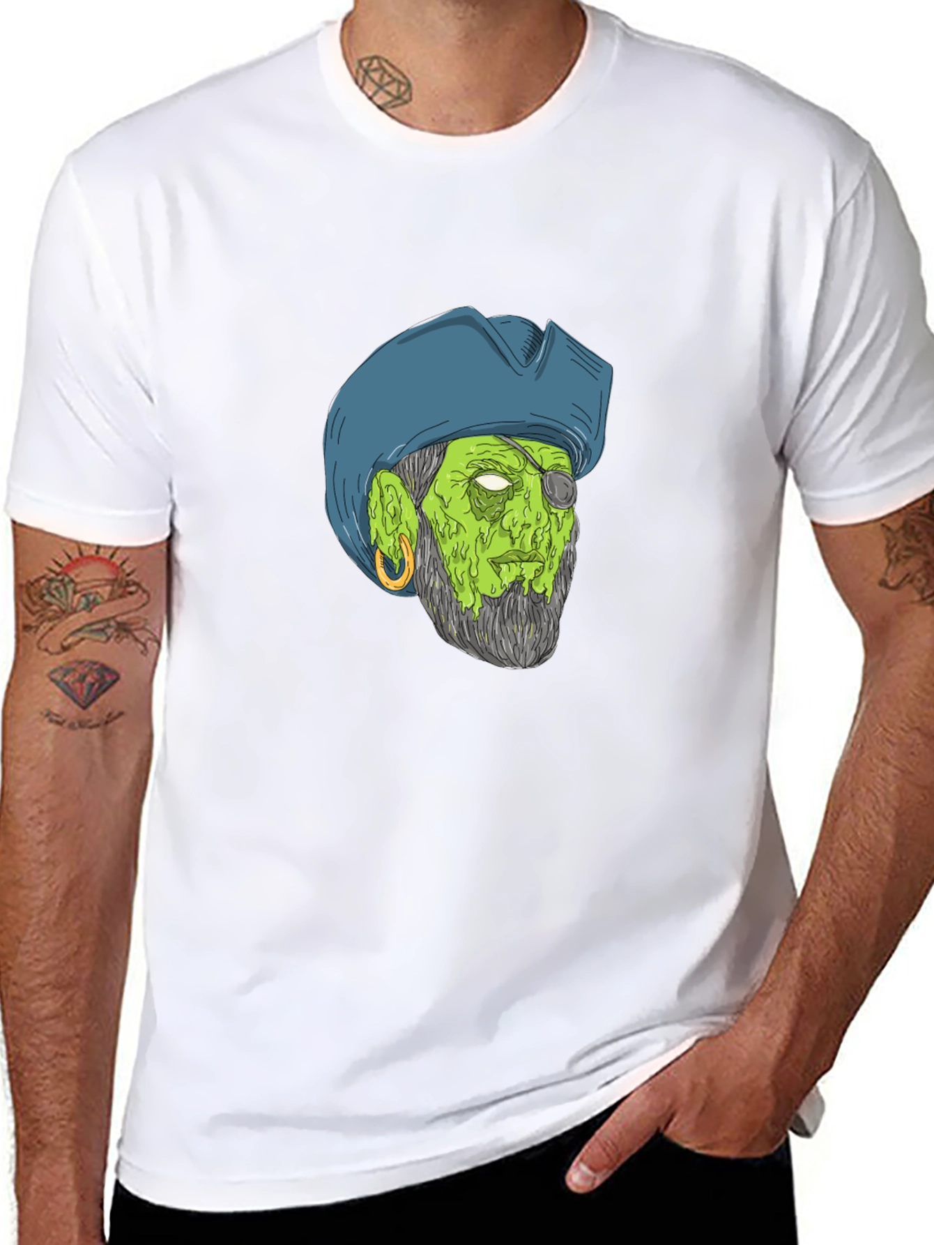 Zombie Pirate Graphic Tee