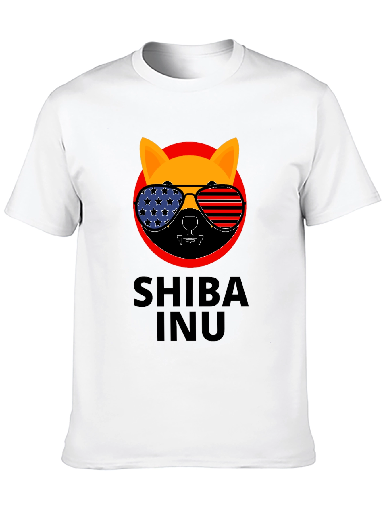 Shiba Inu T-Shirt Patriotic Design
