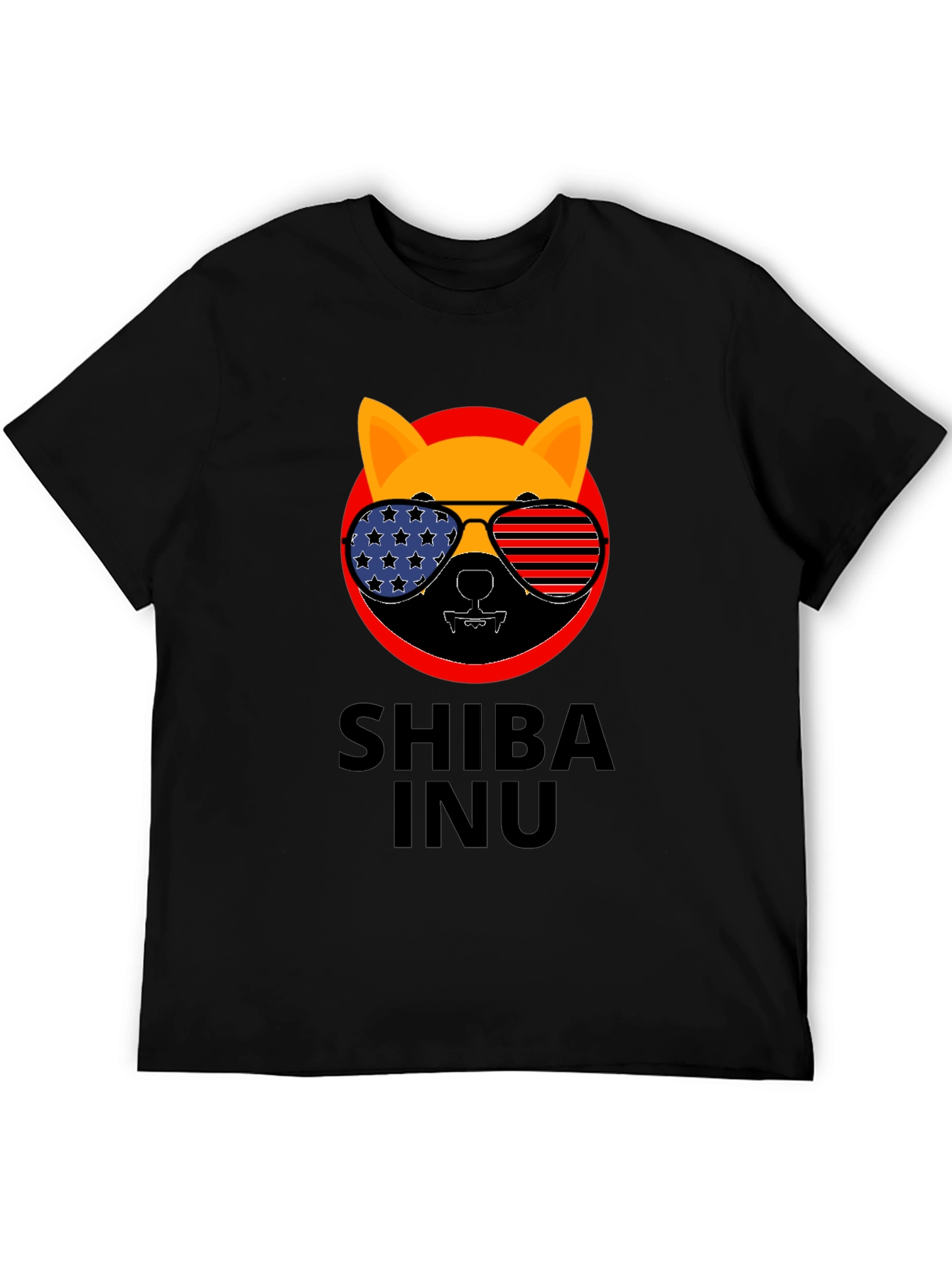Shiba Inu T-Shirt Patriotic Design