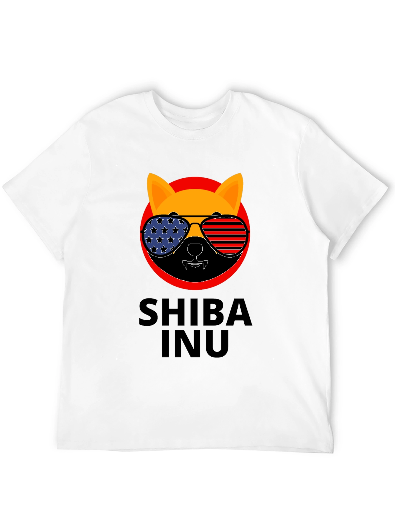 Shiba Inu T-Shirt Patriotic Design