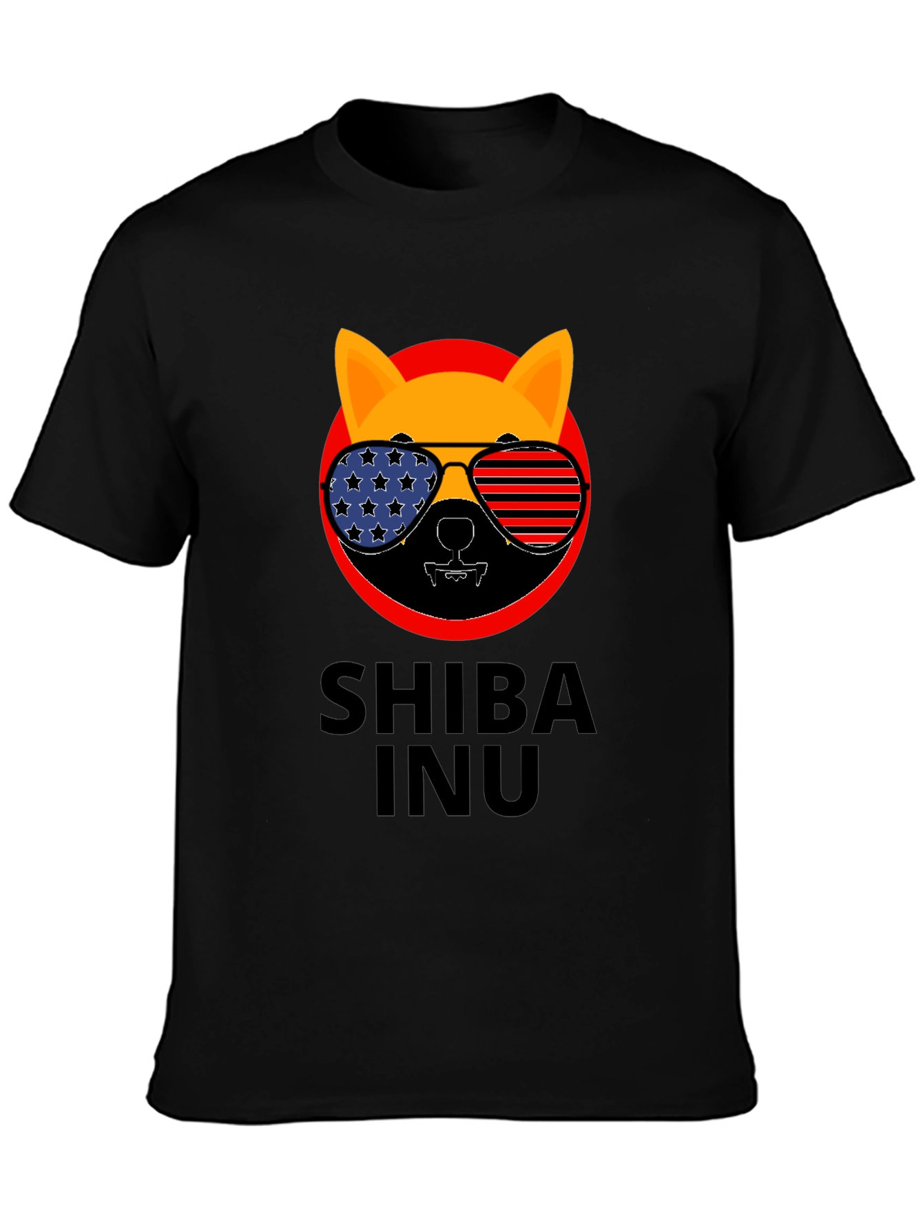 Shiba Inu T-Shirt Patriotic Design