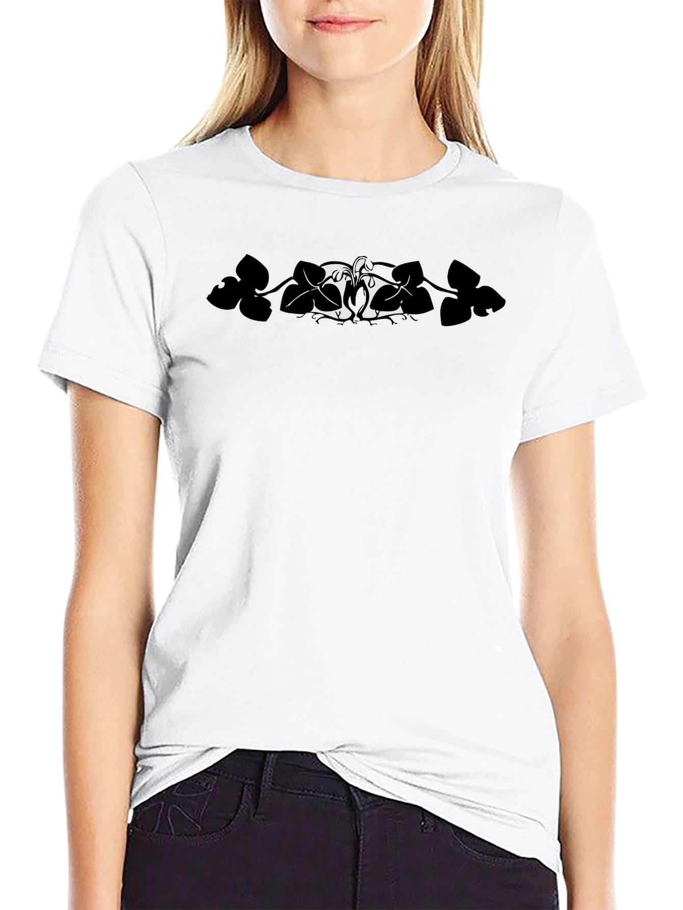 Black T-Shirt with Raccoon Design