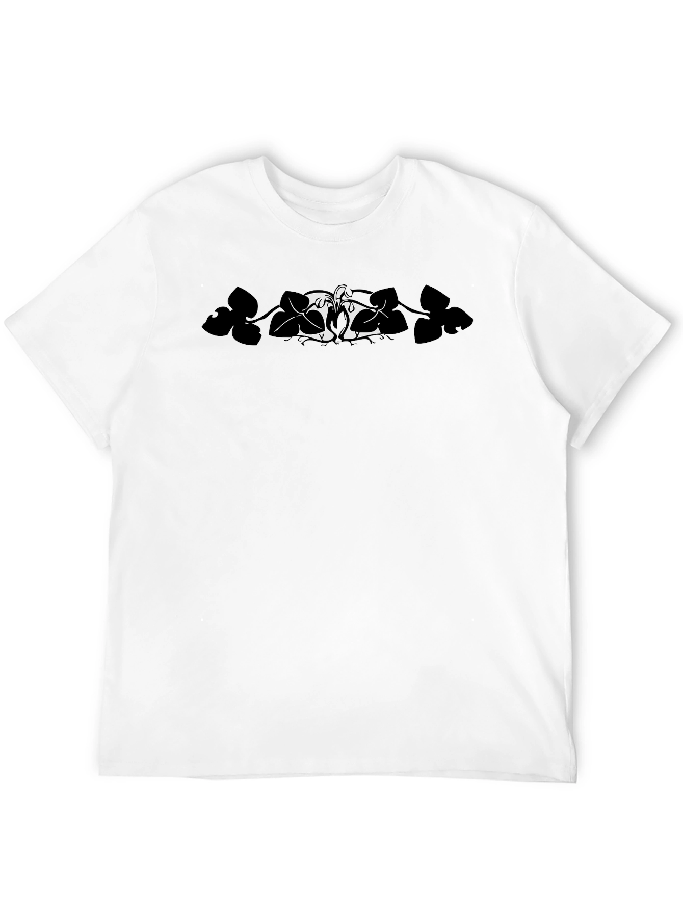 Black T-Shirt with Raccoon Design