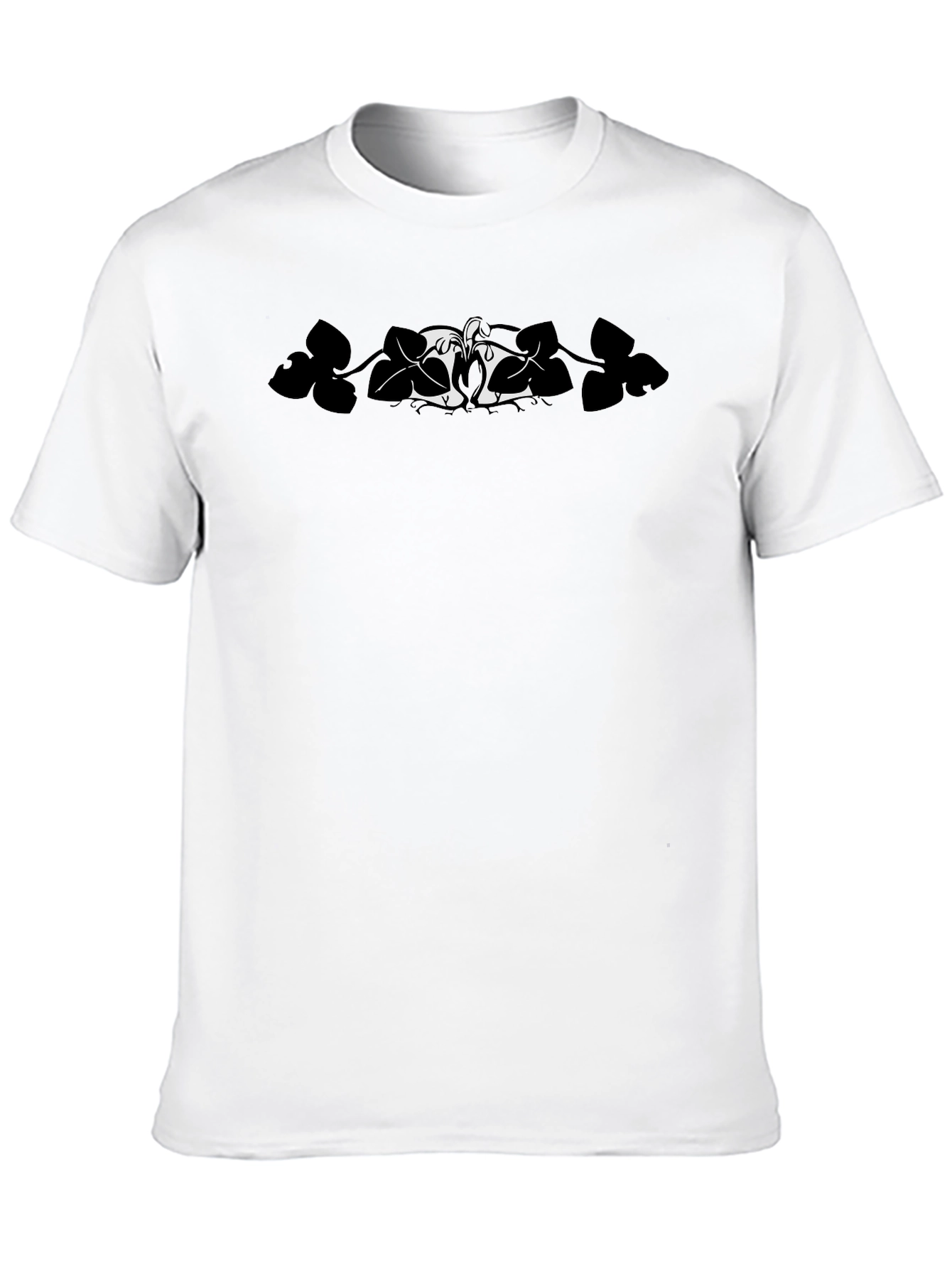 Black T-Shirt with Raccoon Design