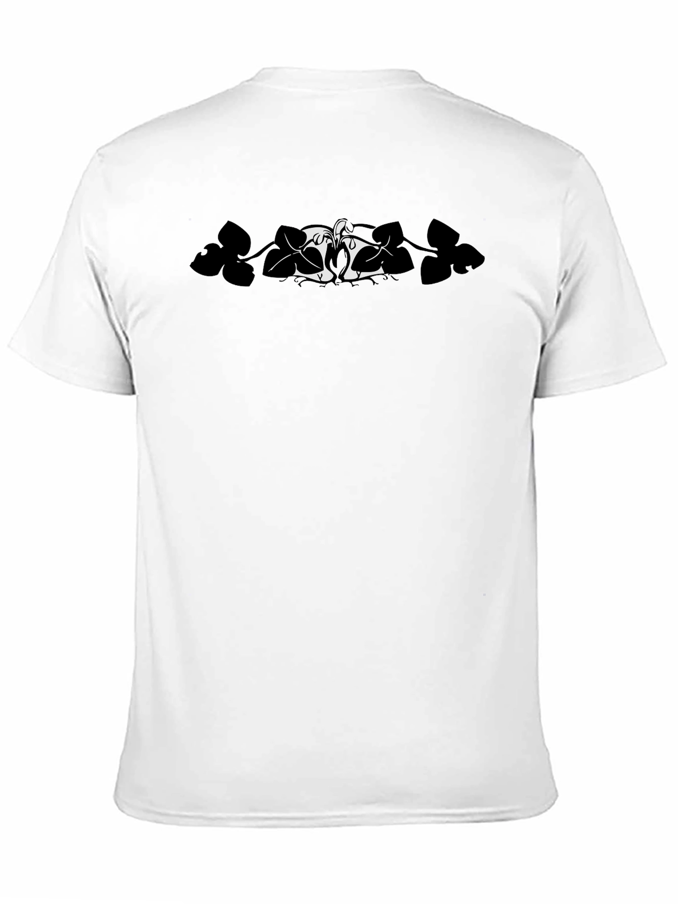 Black T-Shirt with Raccoon Design