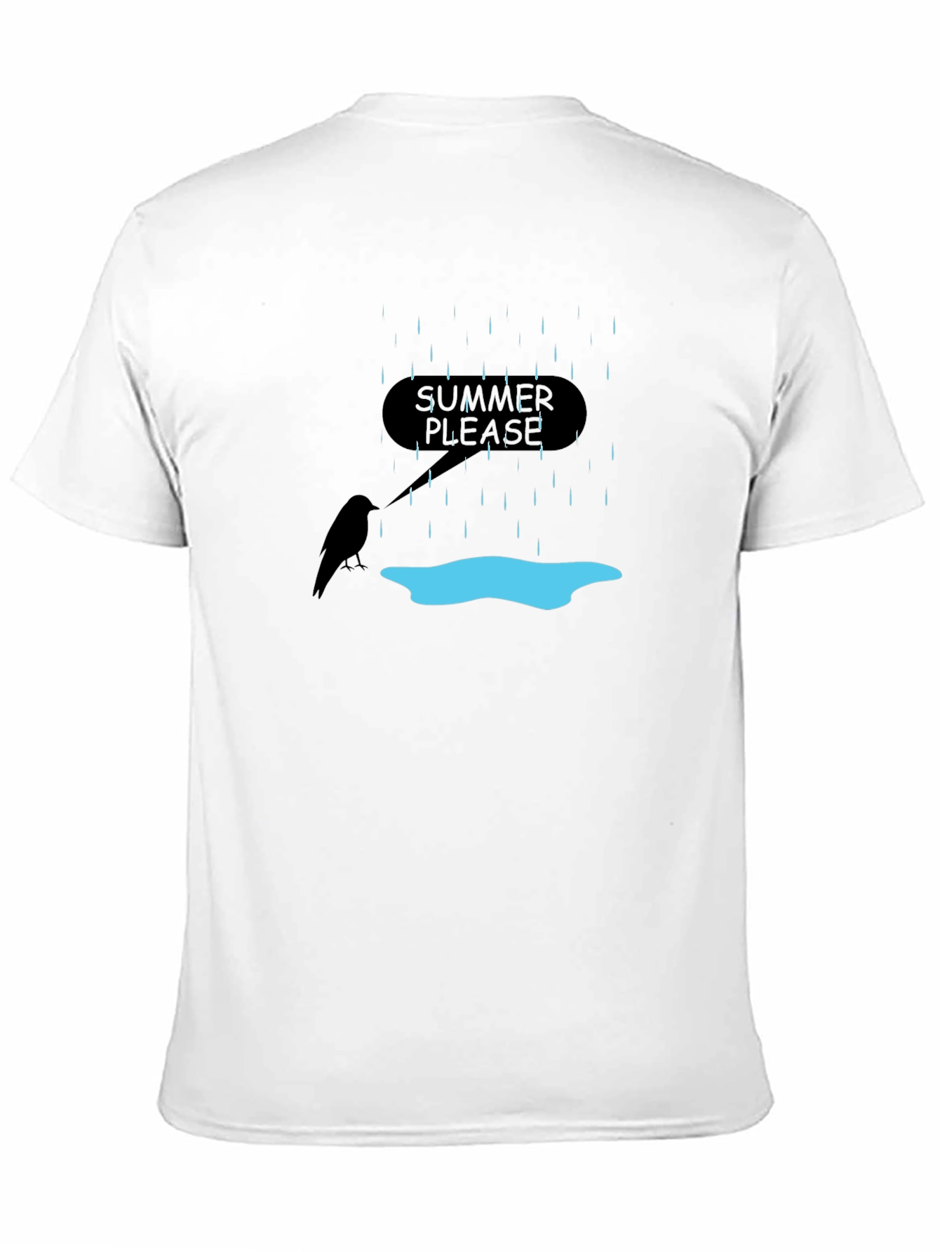 Summer Please T-Shirt - Rainy Day Graphic Tee
