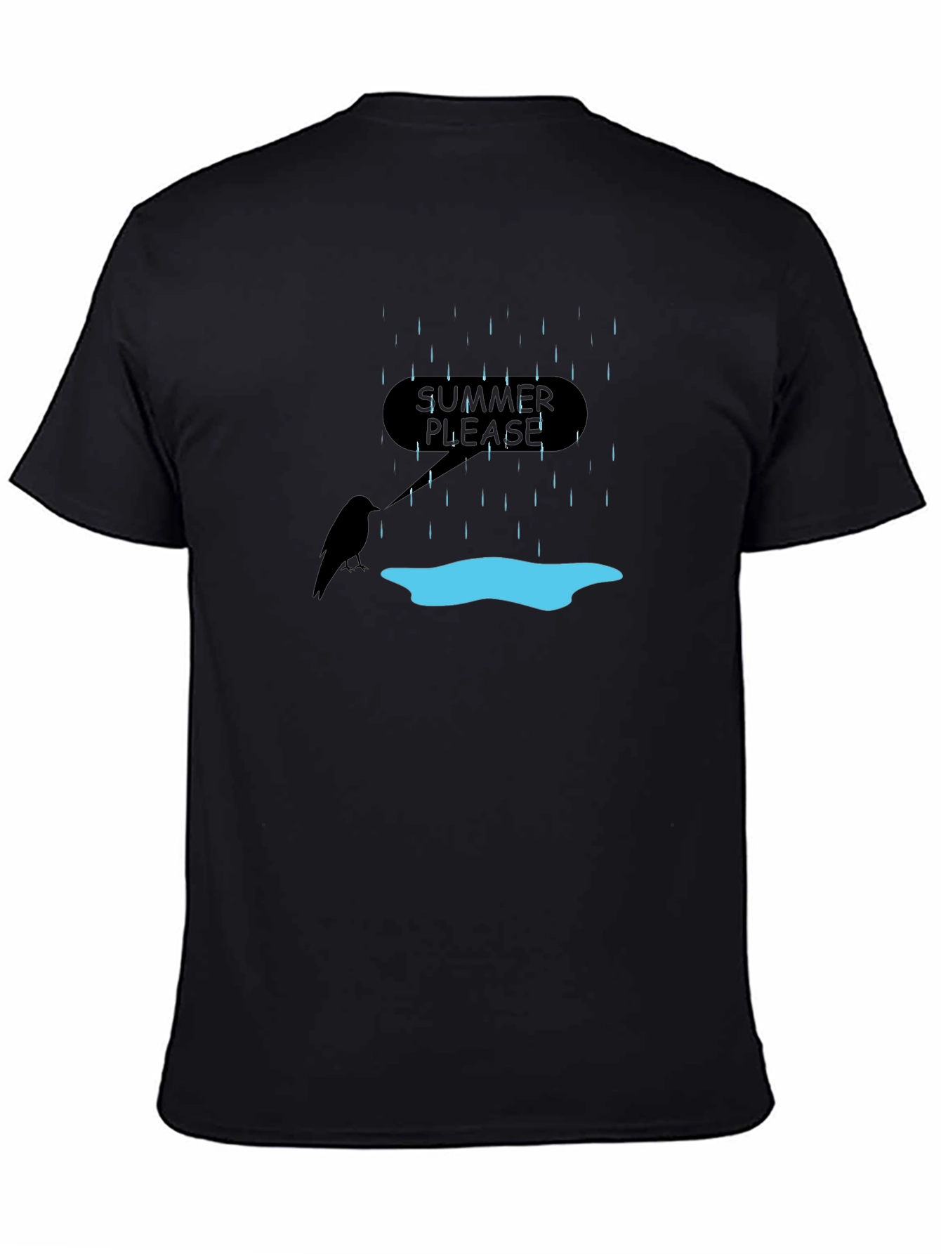 Summer Please T-Shirt - Rainy Day Graphic Tee