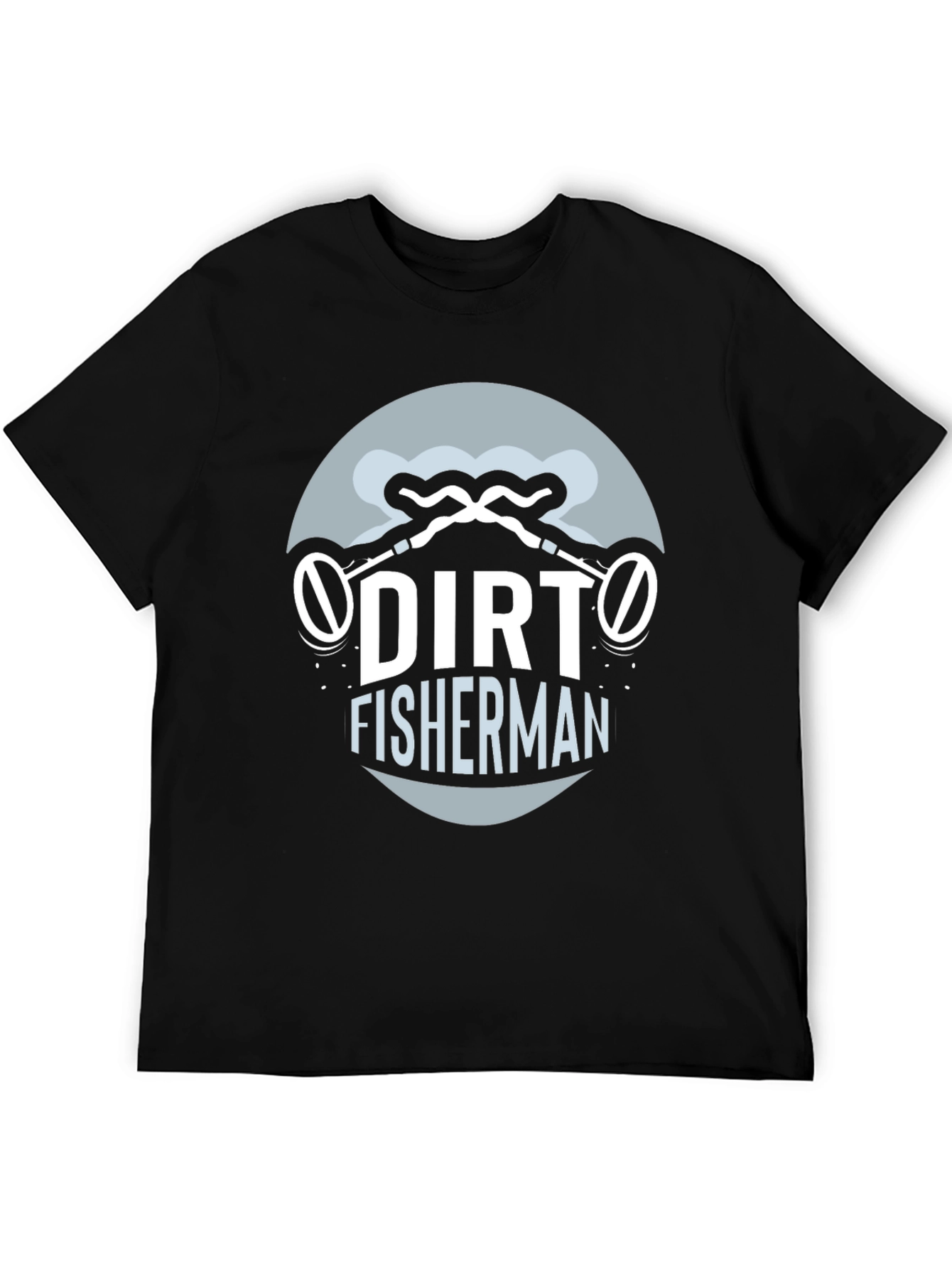 Dirt Fisherman Graphic Tee - Metal Detecting T-Shirt