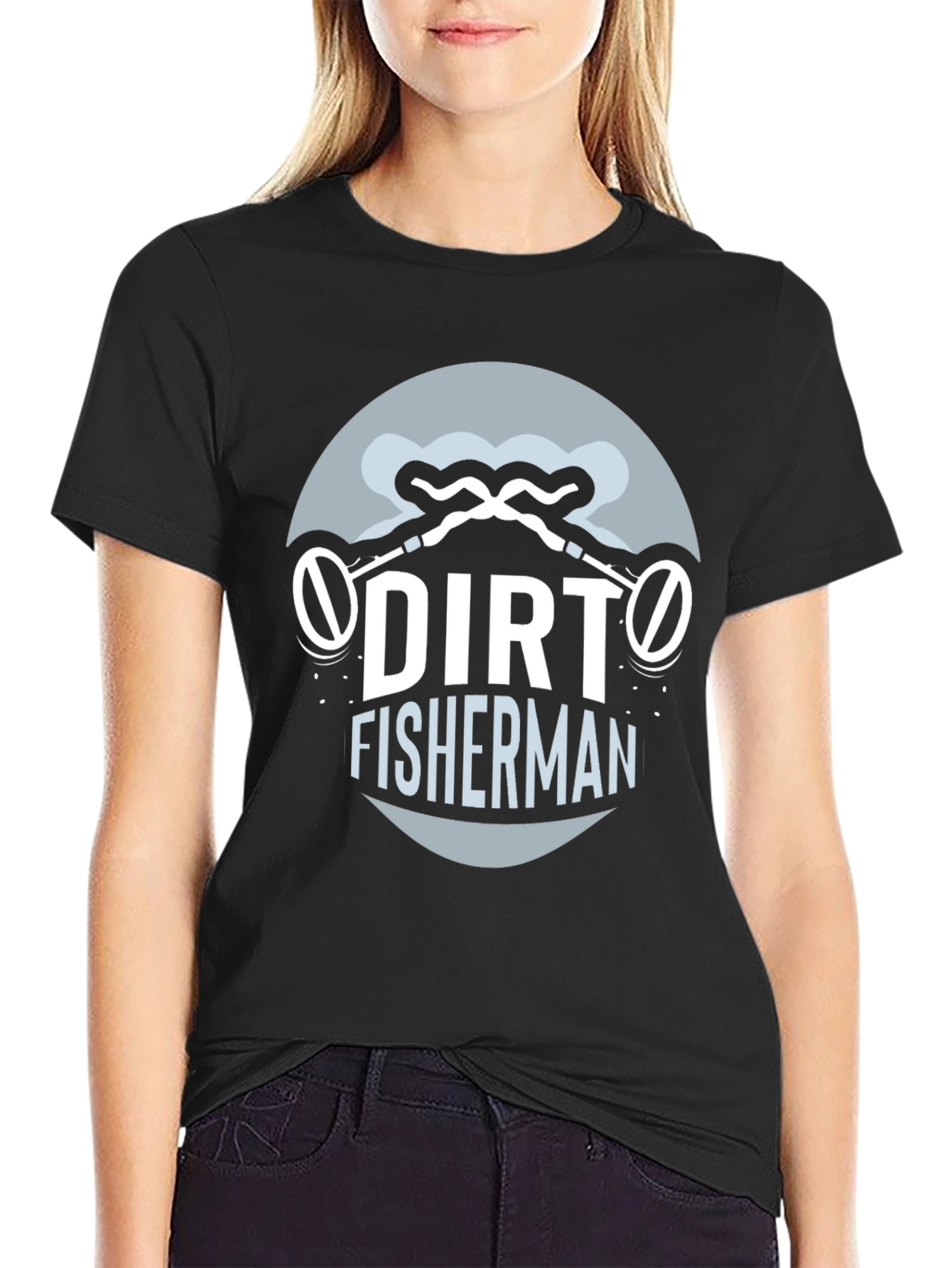 Dirt Fisherman Graphic Tee - Metal Detecting T-Shirt